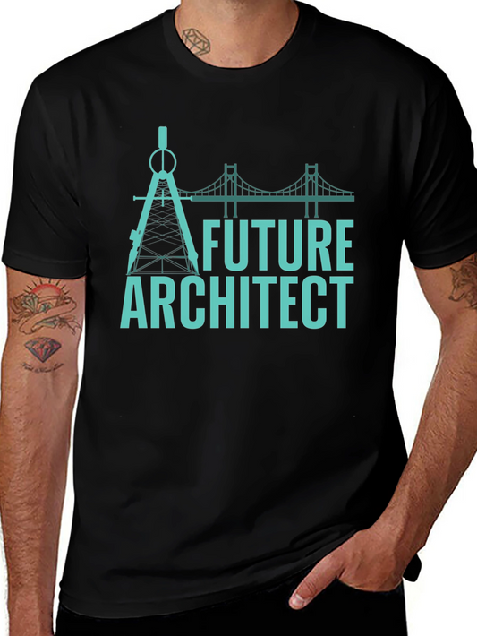 Future Architect Graphic Tee - Black
