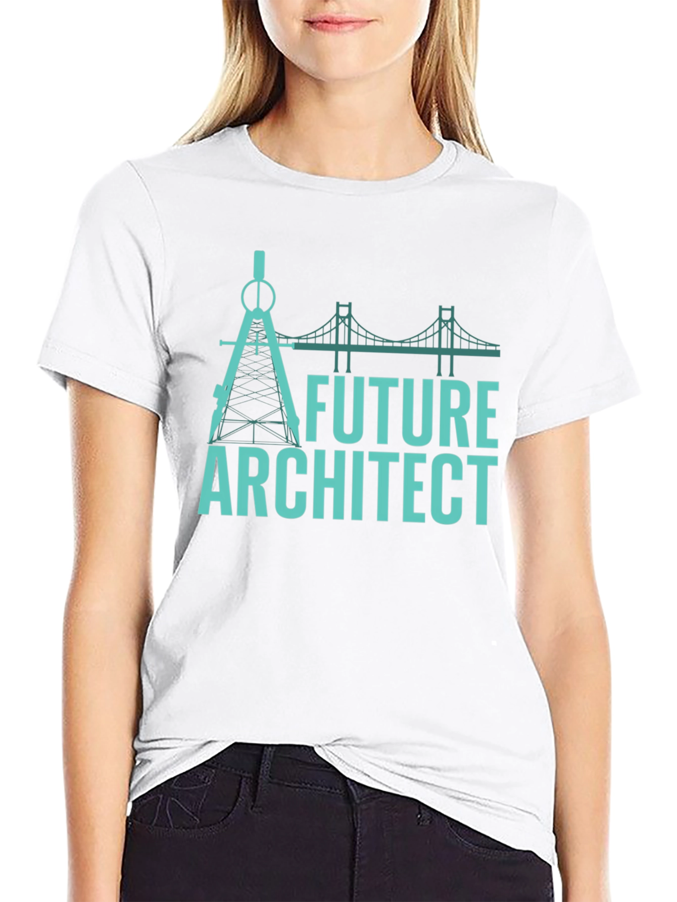 Future Architect Graphic Tee - Black