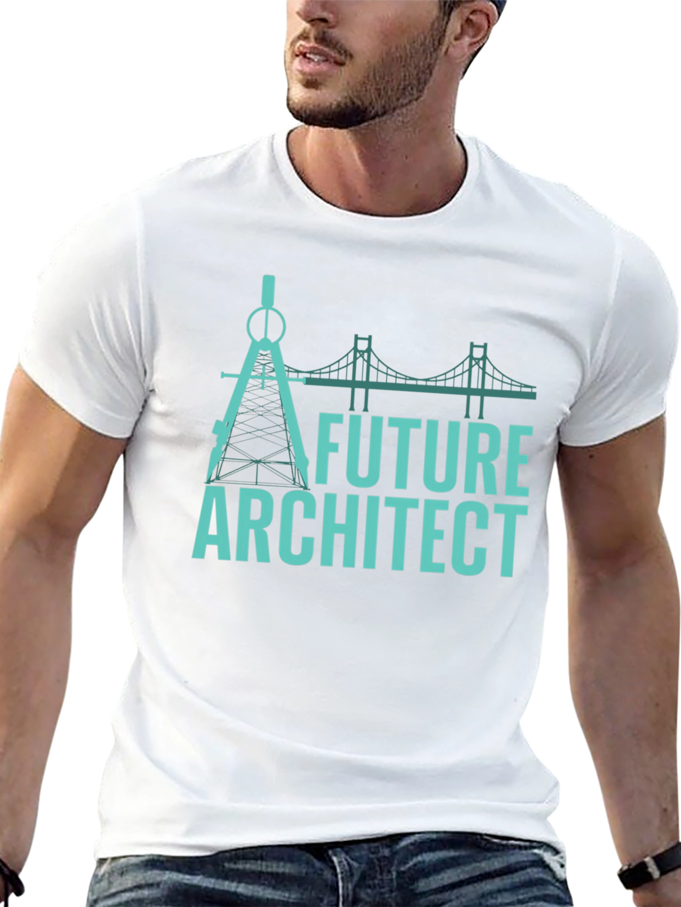 Future Architect Graphic Tee - Black
