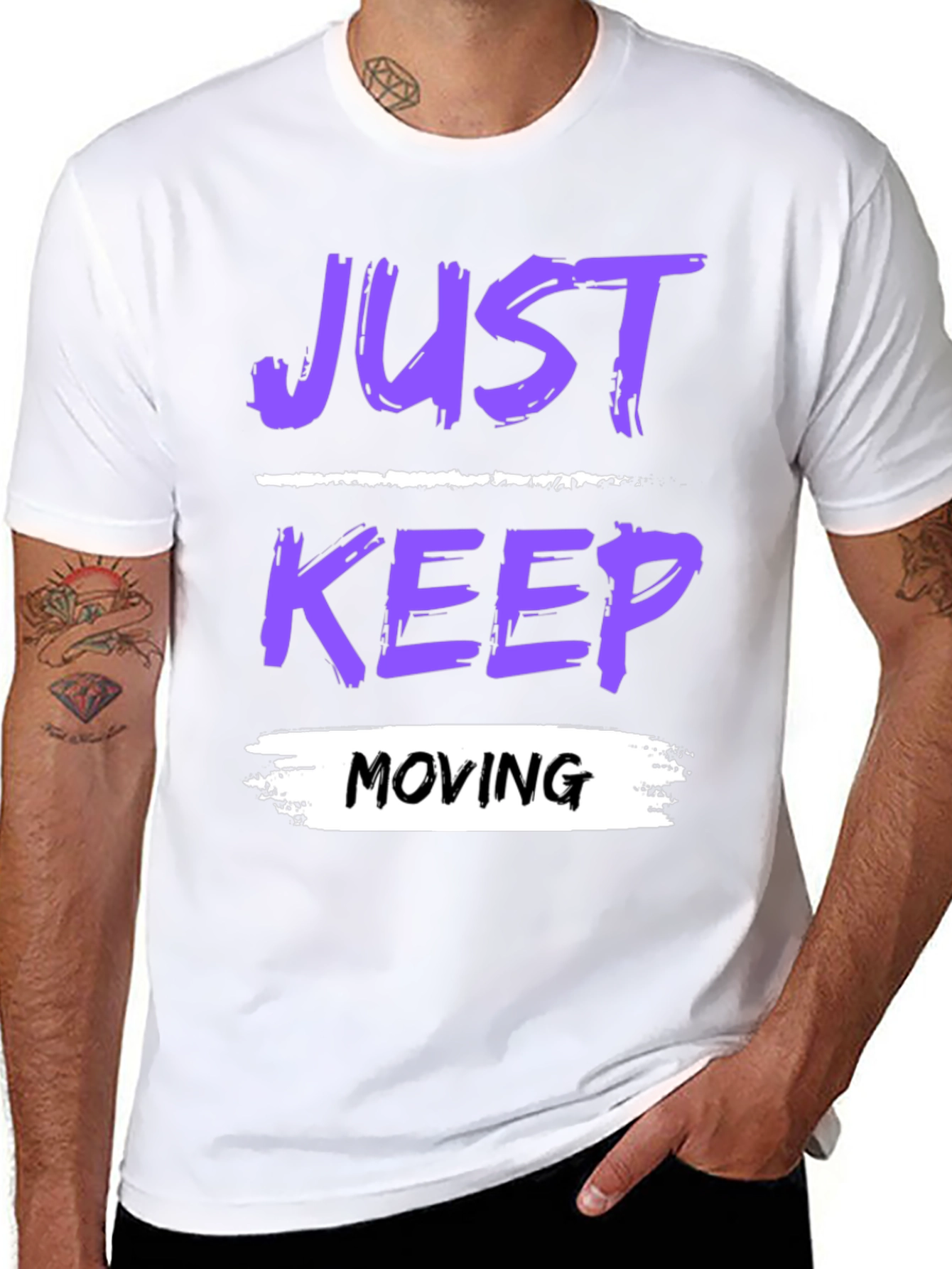 Just Keep Moving Graphic T-Shirt