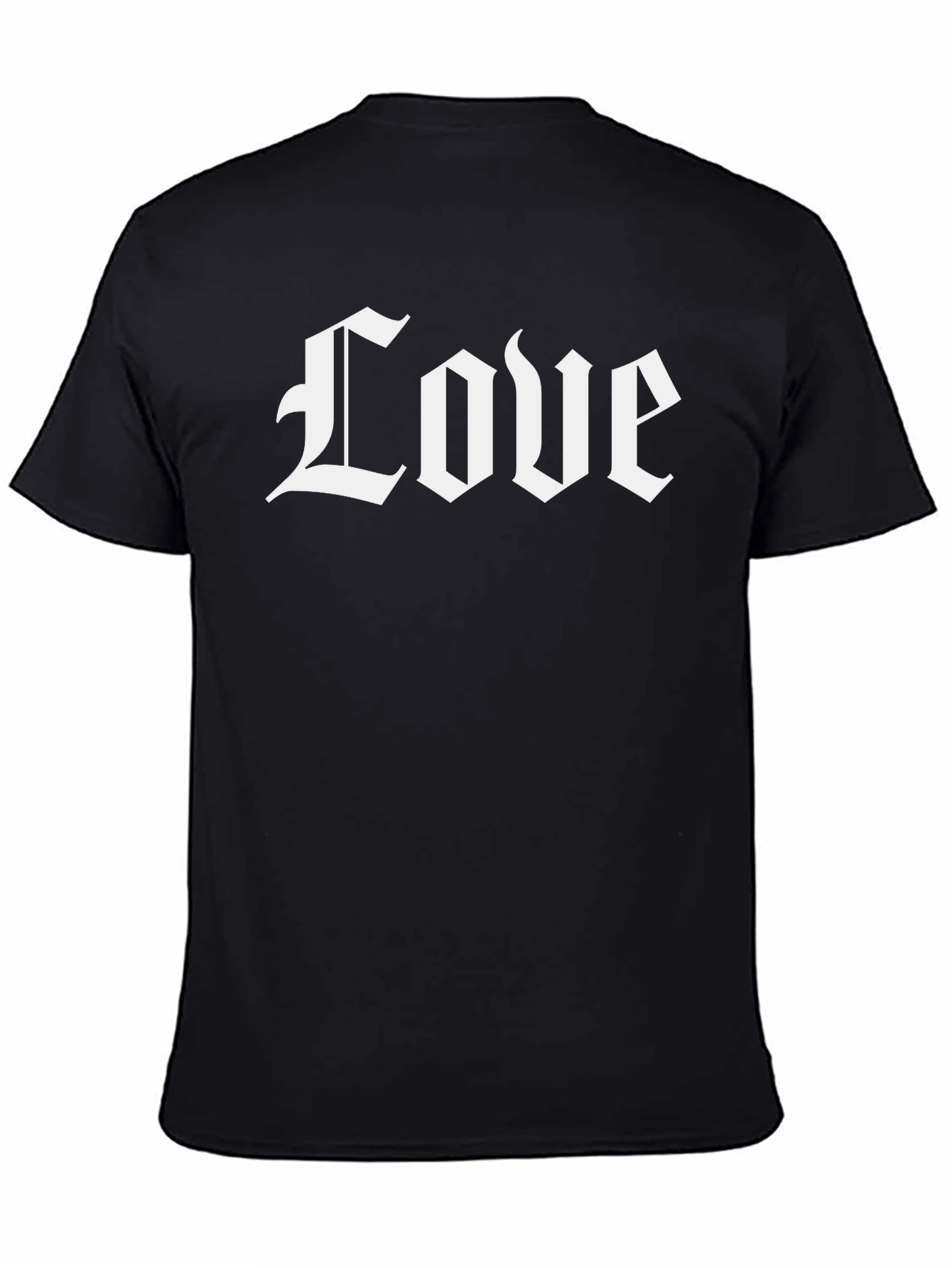 Love Graphic Tee - Gothic Style Print
