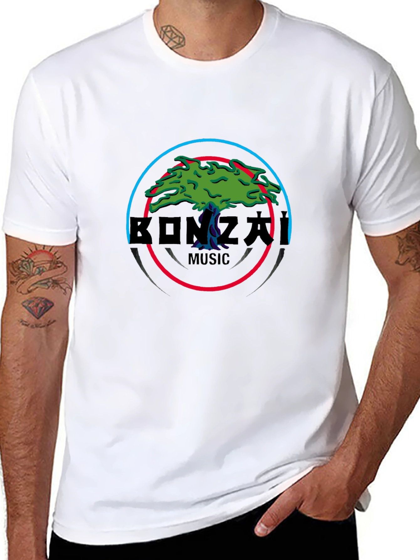 Bonzai Music Black T-Shirt