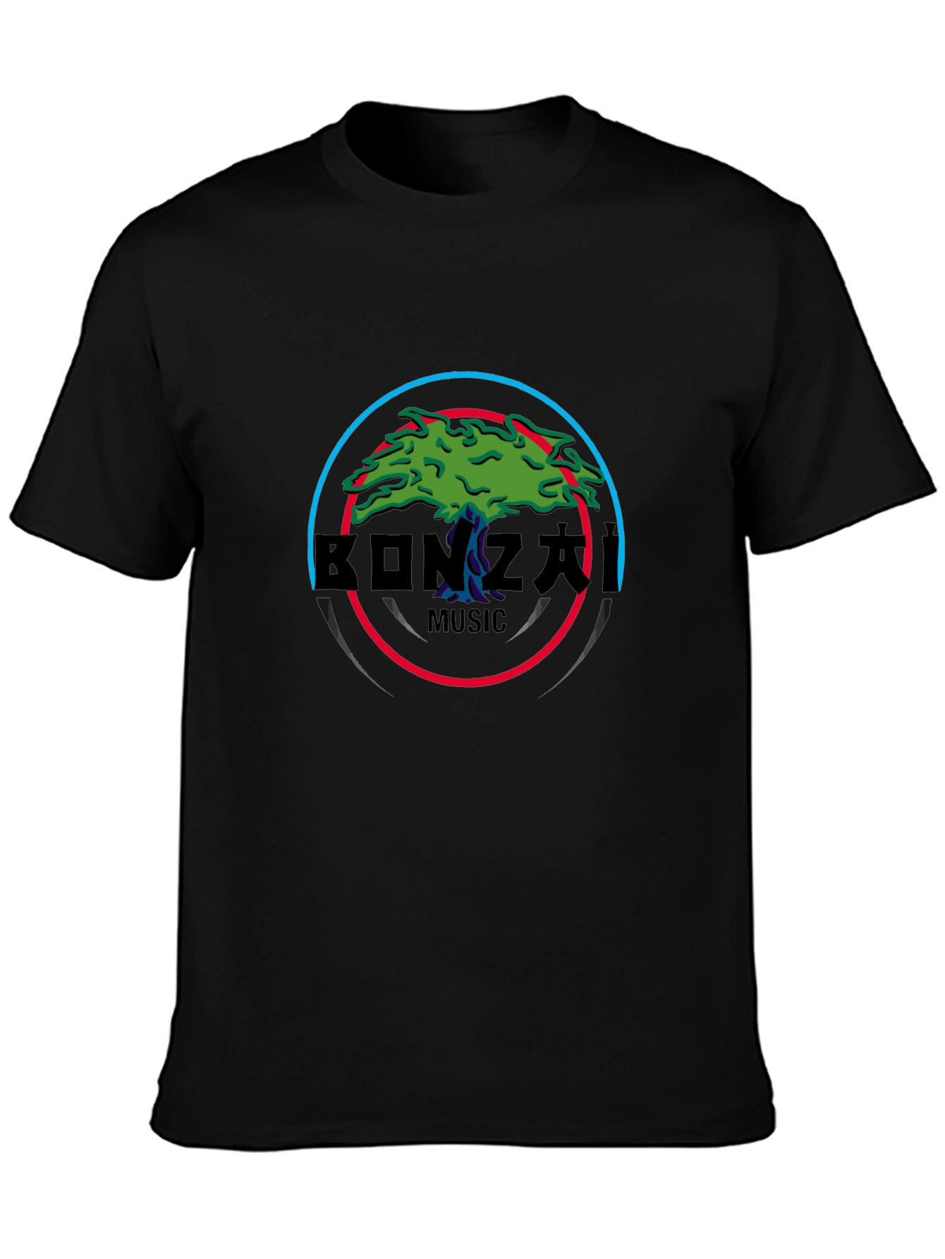 Bonzai Music Black T-Shirt