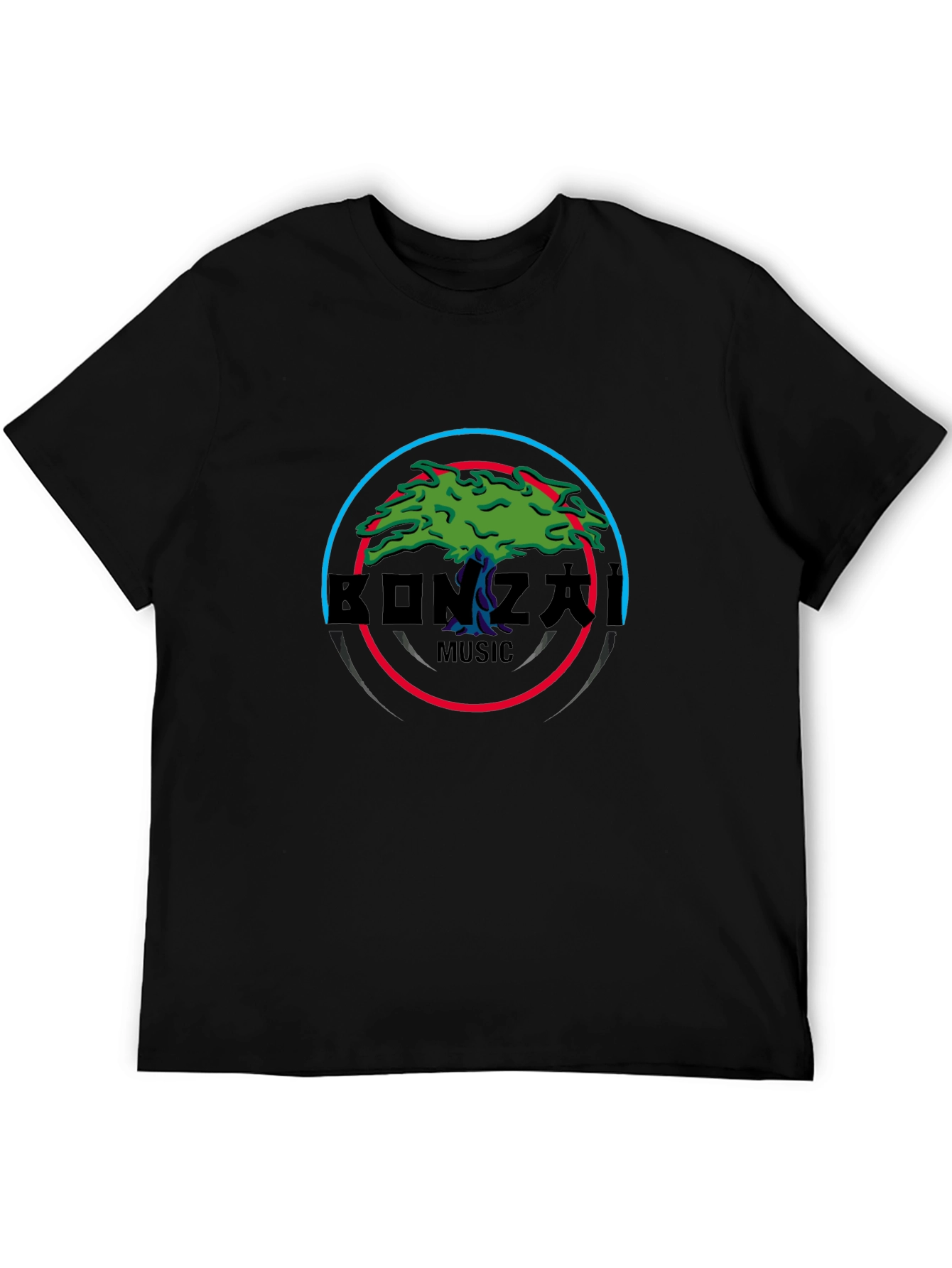 Bonzai Music Black T-Shirt