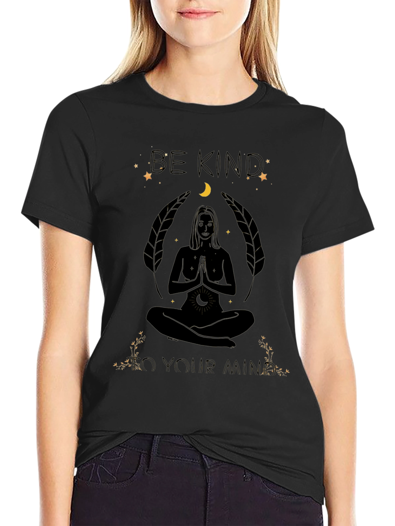 Be Kind to Your Mind Yoga Graphic T-Shirt