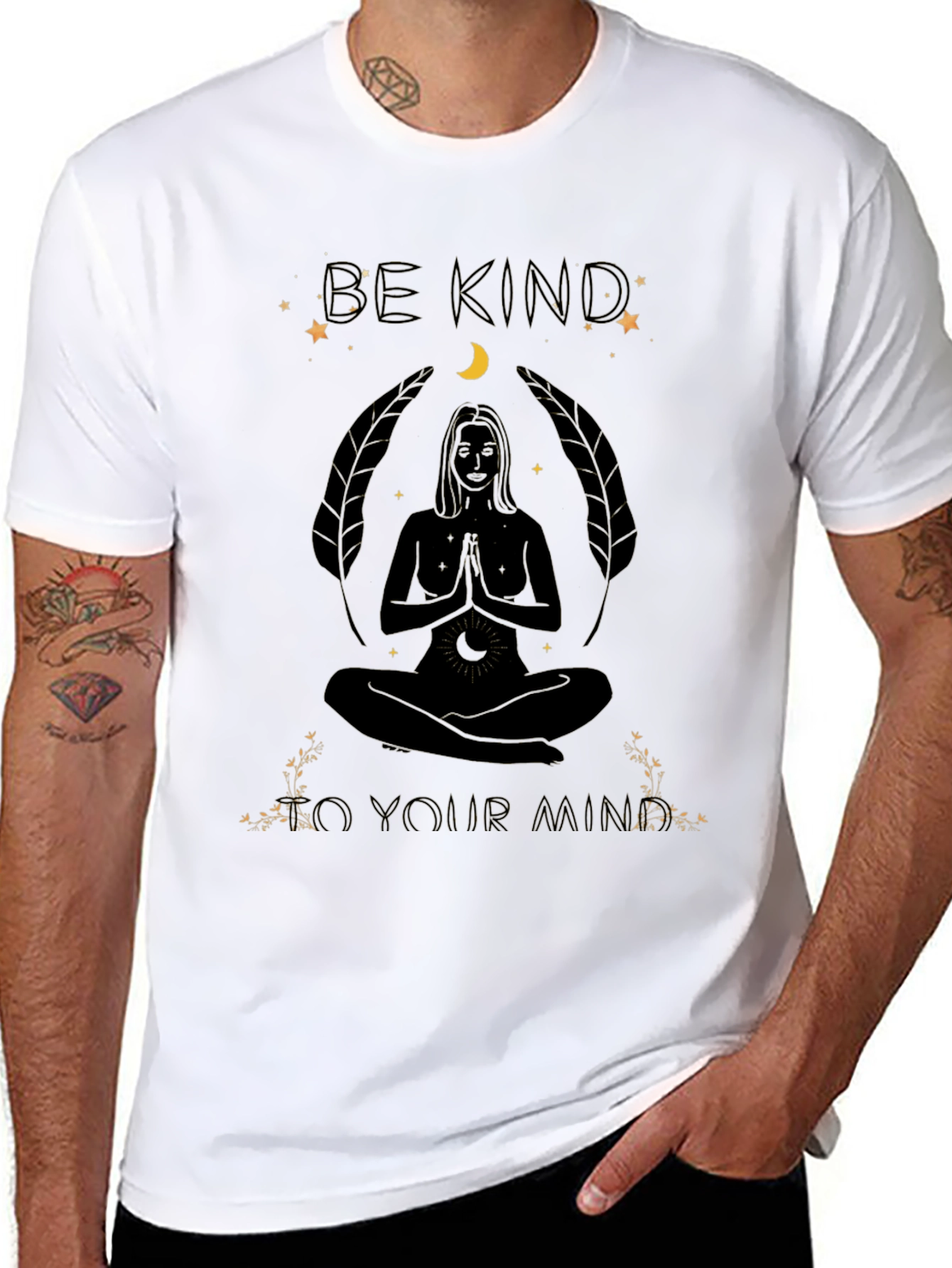 Be Kind to Your Mind Yoga Graphic T-Shirt