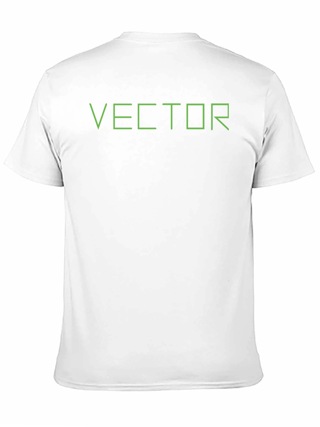 Vector Graphic Print Black T-Shirt