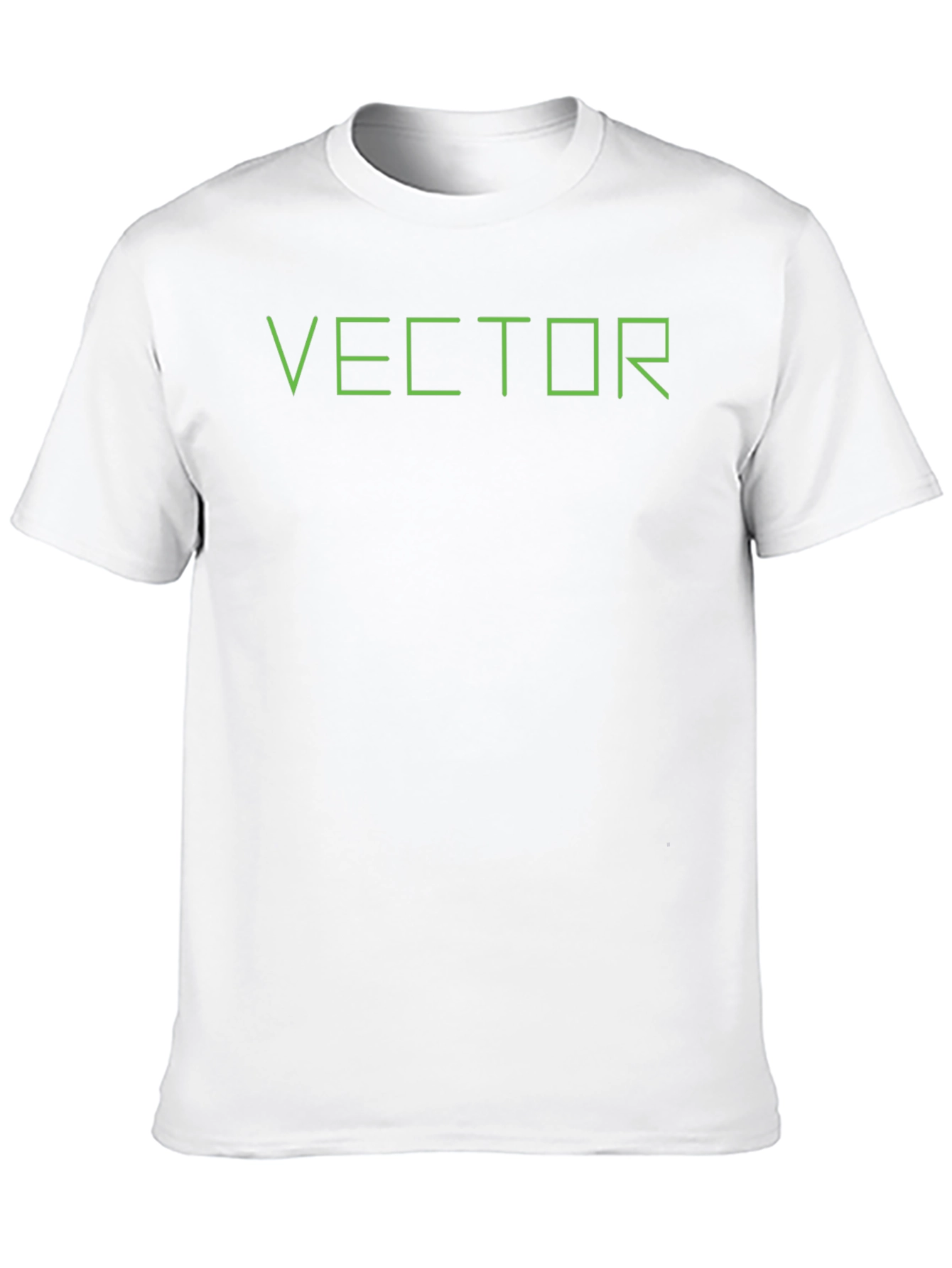 Vector Graphic Print Black T-Shirt