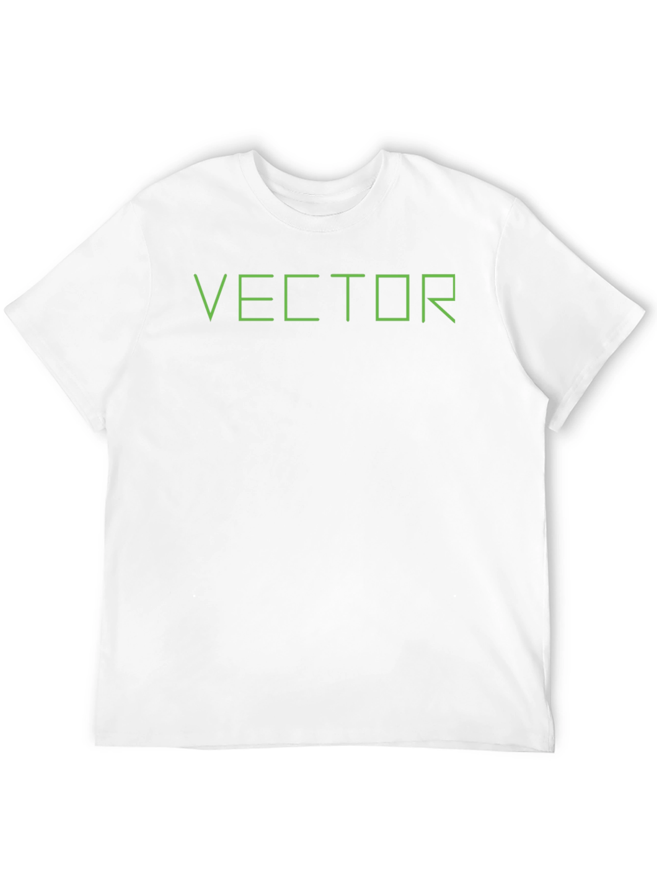 Vector Graphic Print Black T-Shirt