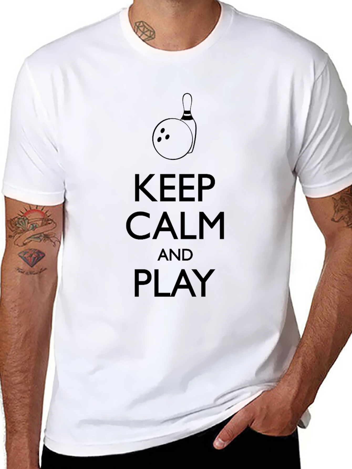 Keep Calm and Play Bowling T-Shirt