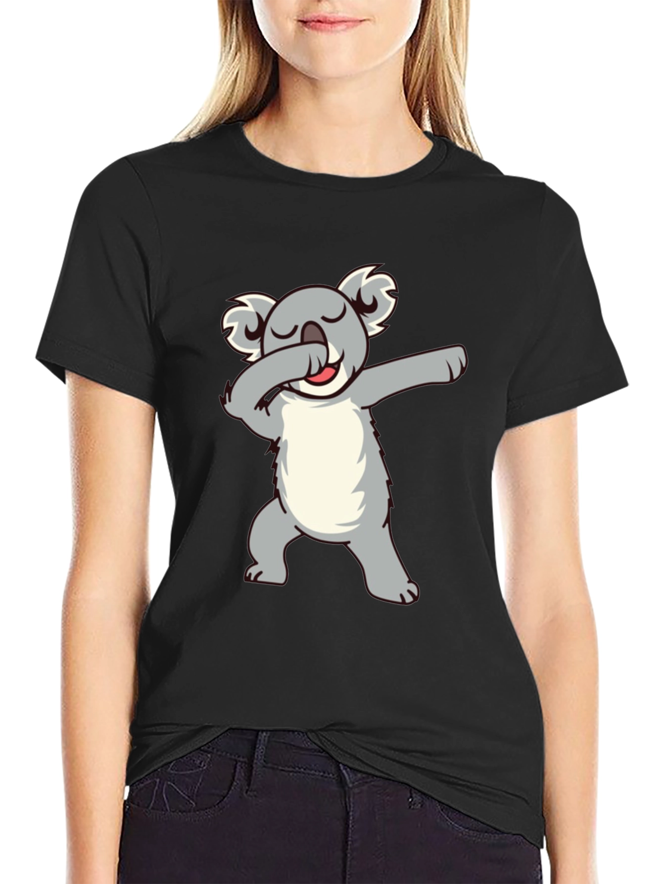 Dabbing Koala Graphic Tee - Trendy Unisex T-Shirt
