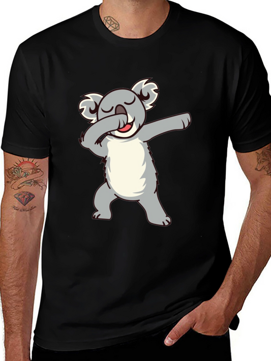 Dabbing Koala Graphic Tee - Trendy Unisex T-Shirt