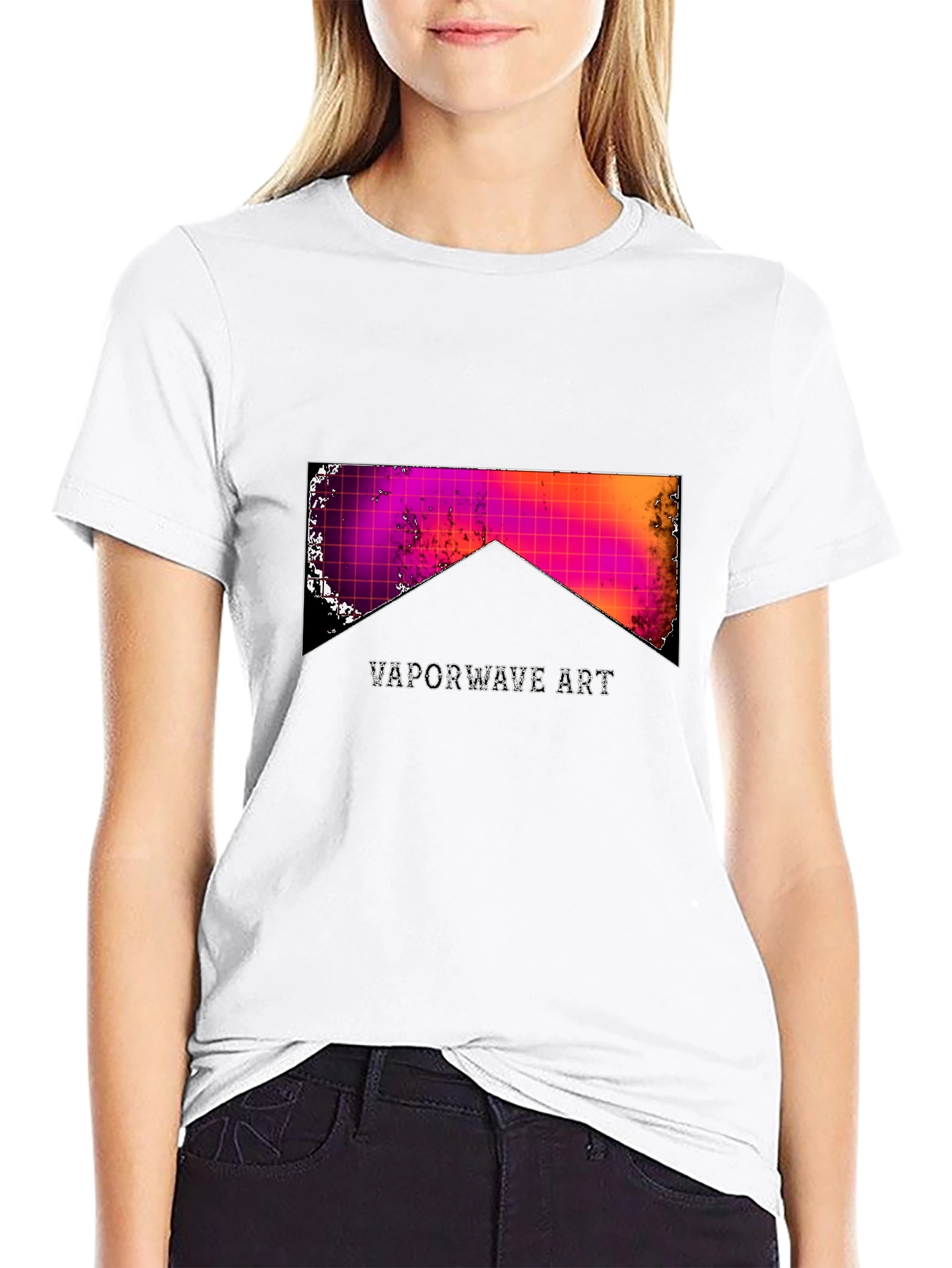 Vaporwave Art Graphic Tee - Retro Aesthetic T-Shirt