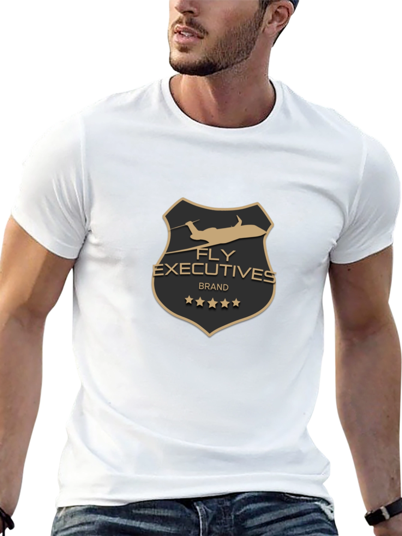 Fly Executives Brand Black T-Shirt