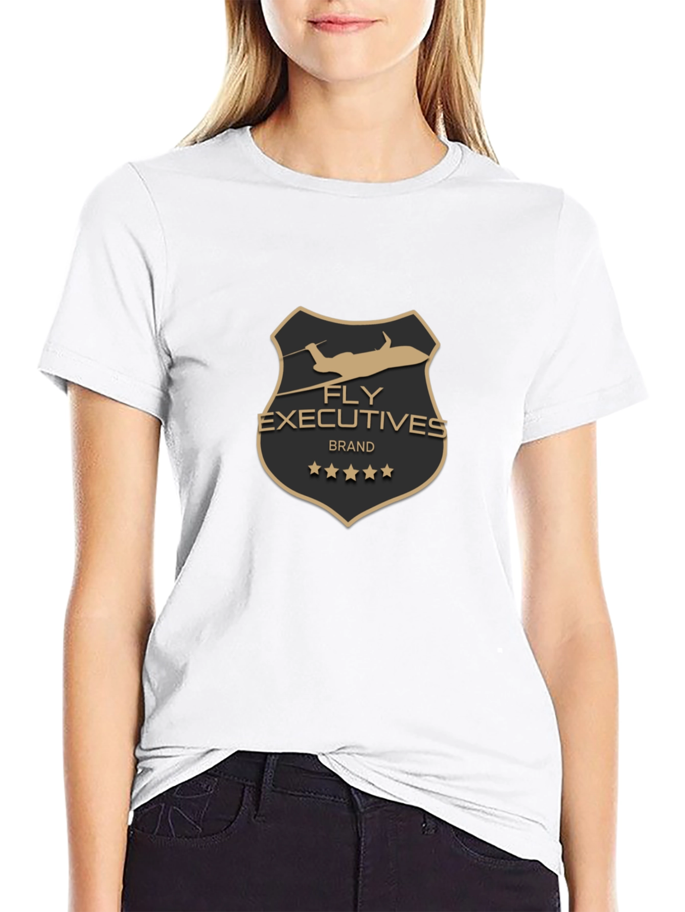 Fly Executives Brand Black T-Shirt
