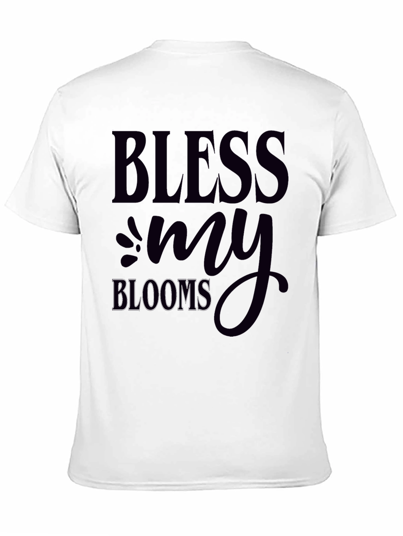 Bless My Blooms Graphic Tee Black