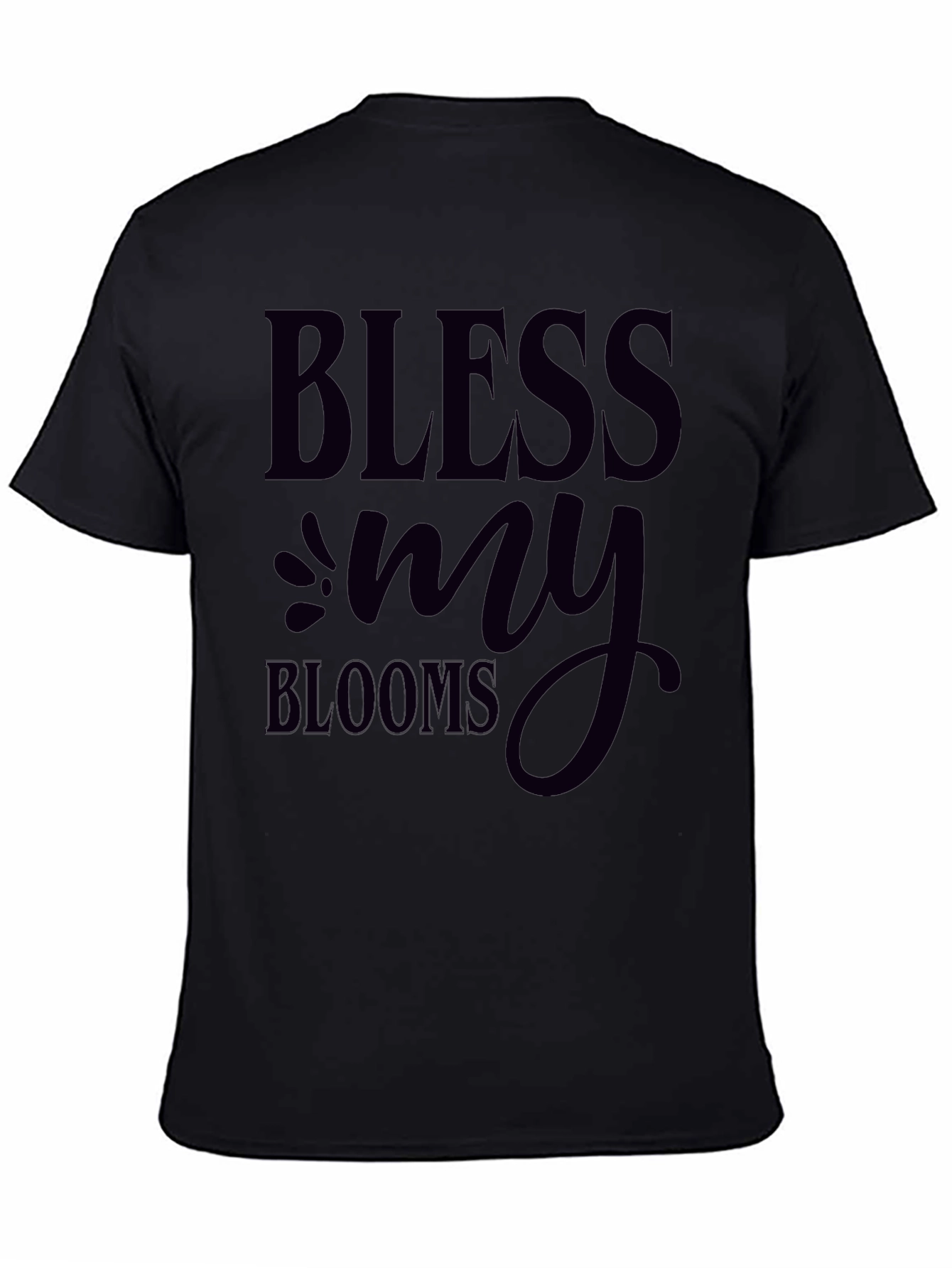 Bless My Blooms Graphic Tee Black