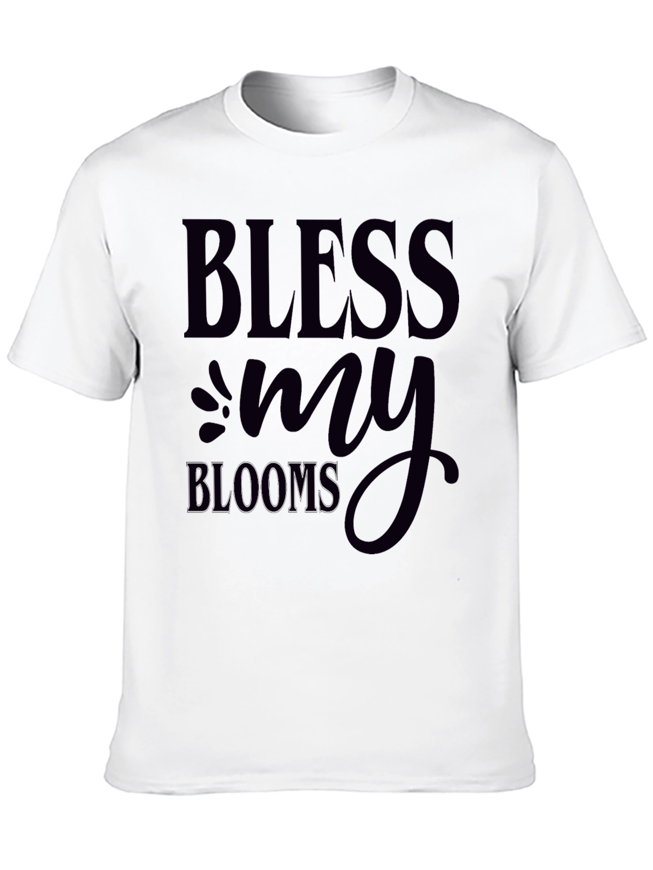 Bless My Blooms Graphic Tee Black