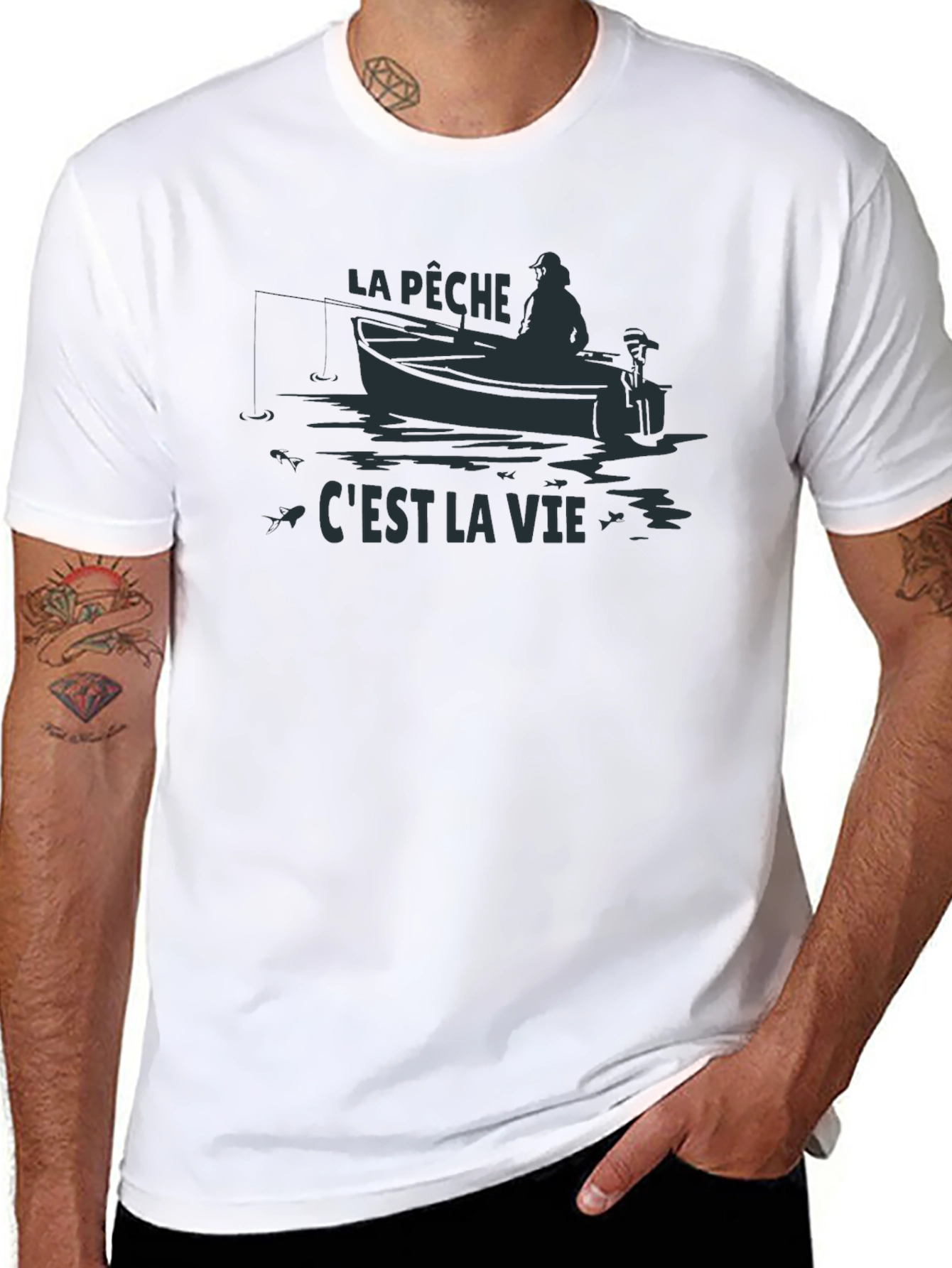La Pêche Cest La Vie Fishing T-Shirt