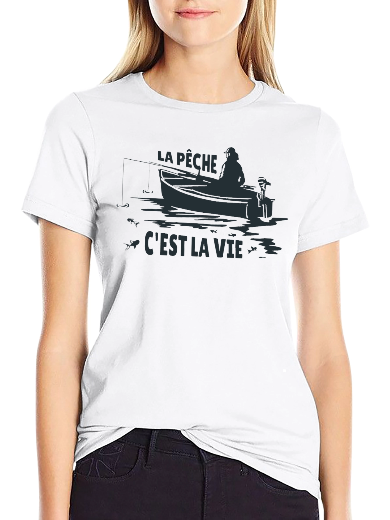 La Pêche Cest La Vie Fishing T-Shirt