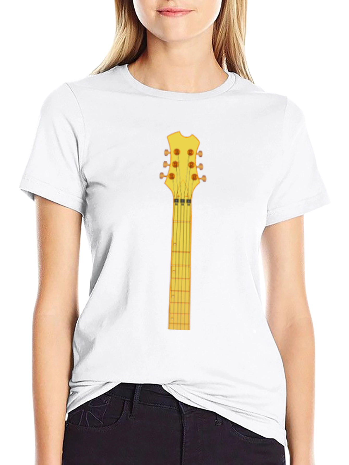 Guitar Neck Graphic T-Shirt - Music Lover Tee