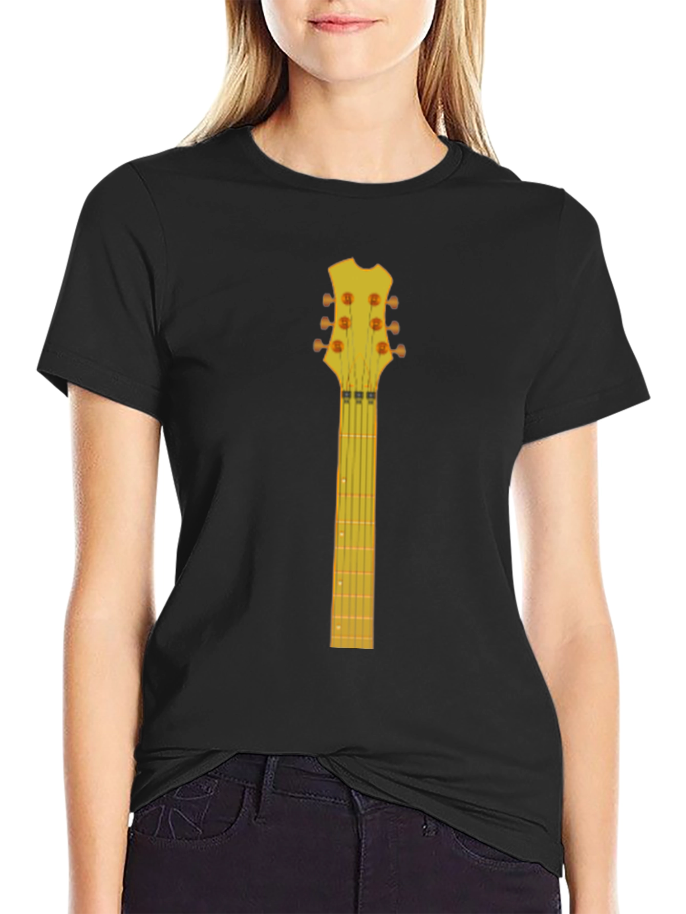 Guitar Neck Graphic T-Shirt - Music Lover Tee