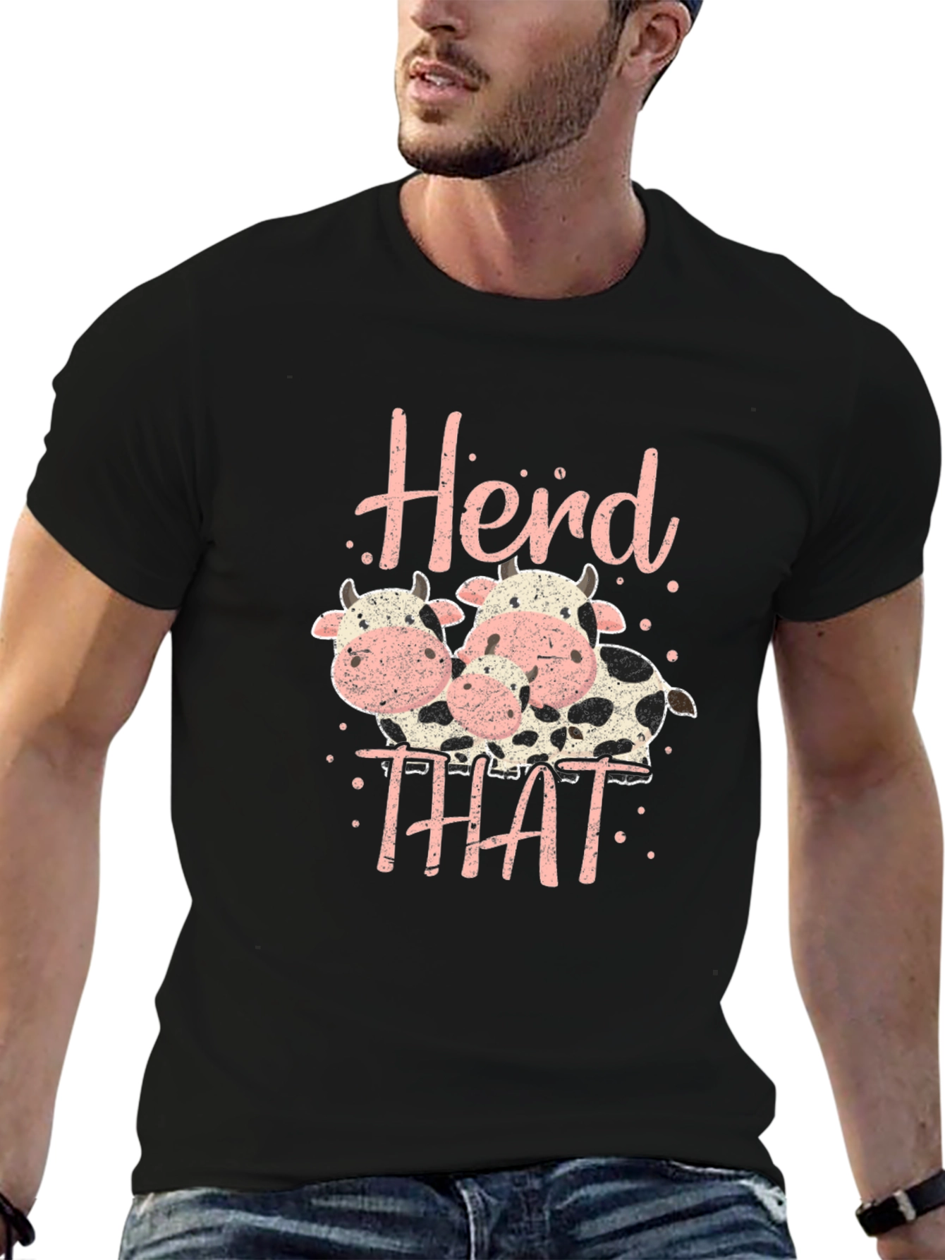 Herd That Cow Graphic T-Shirt