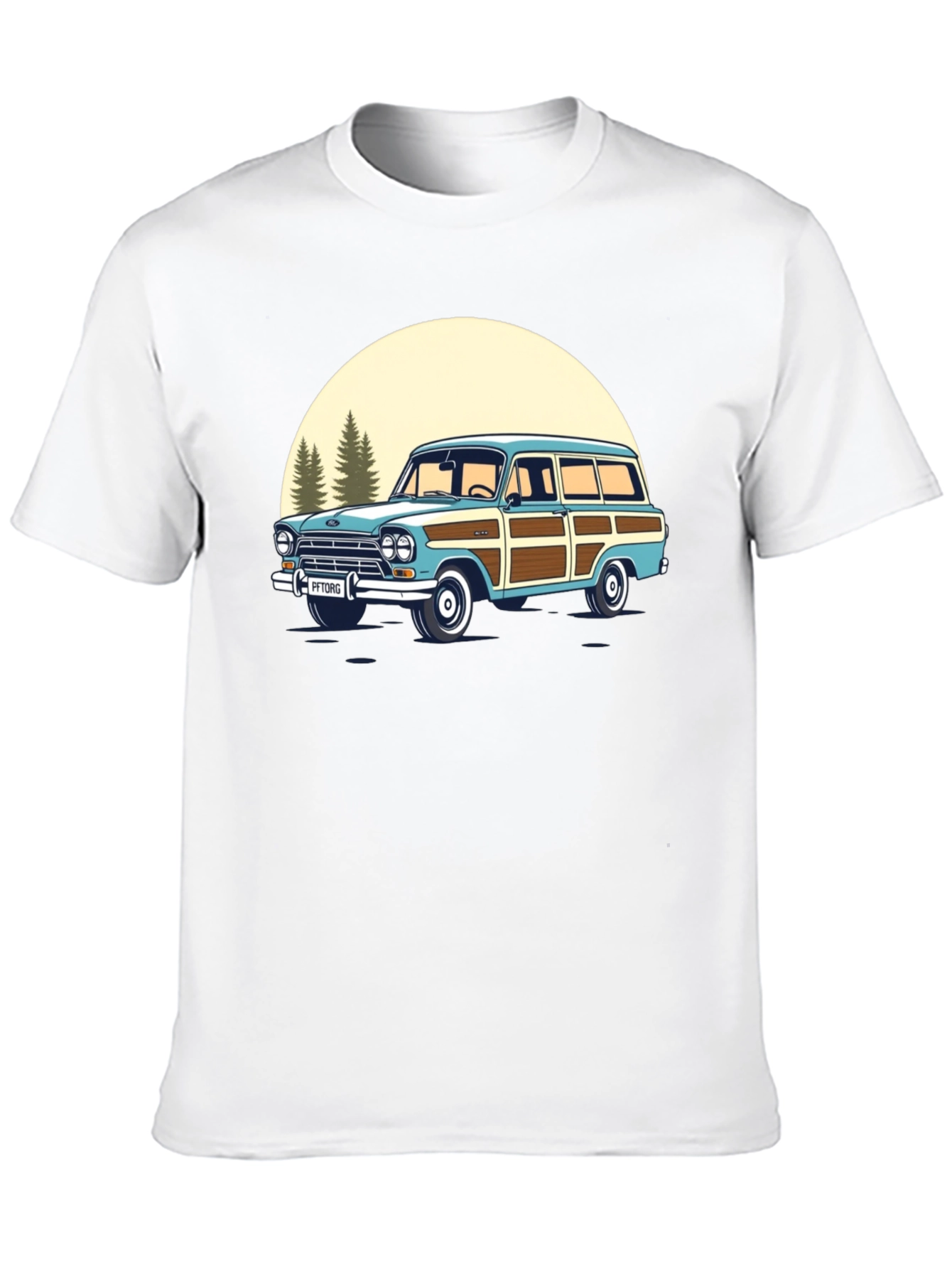 Classic Car Graphic Tee - Mens Black T-Shirt