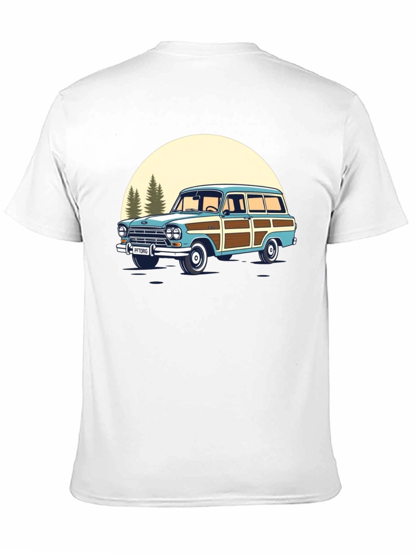 Classic Car Graphic Tee - Mens Black T-Shirt