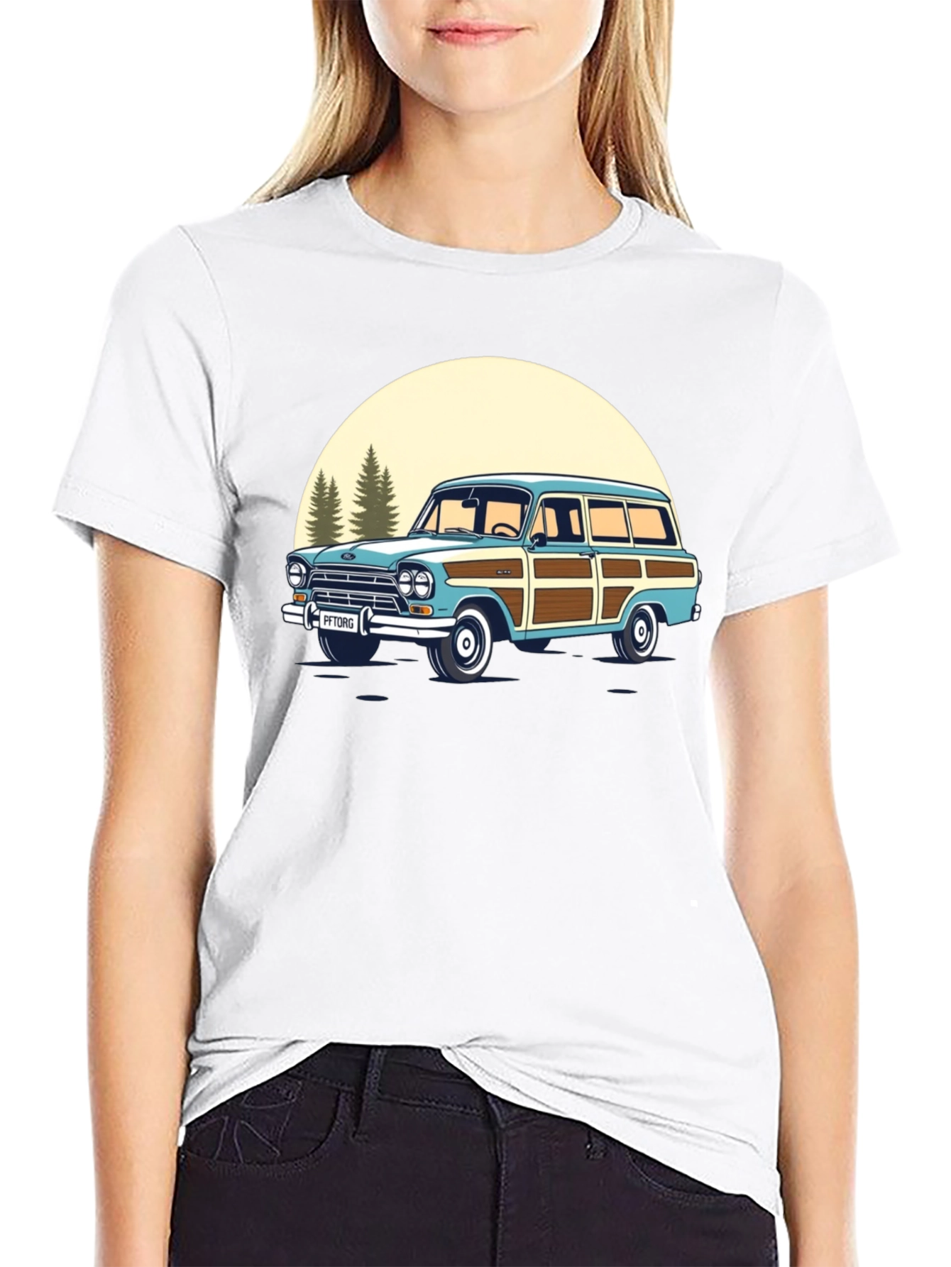 Classic Car Graphic Tee - Mens Black T-Shirt