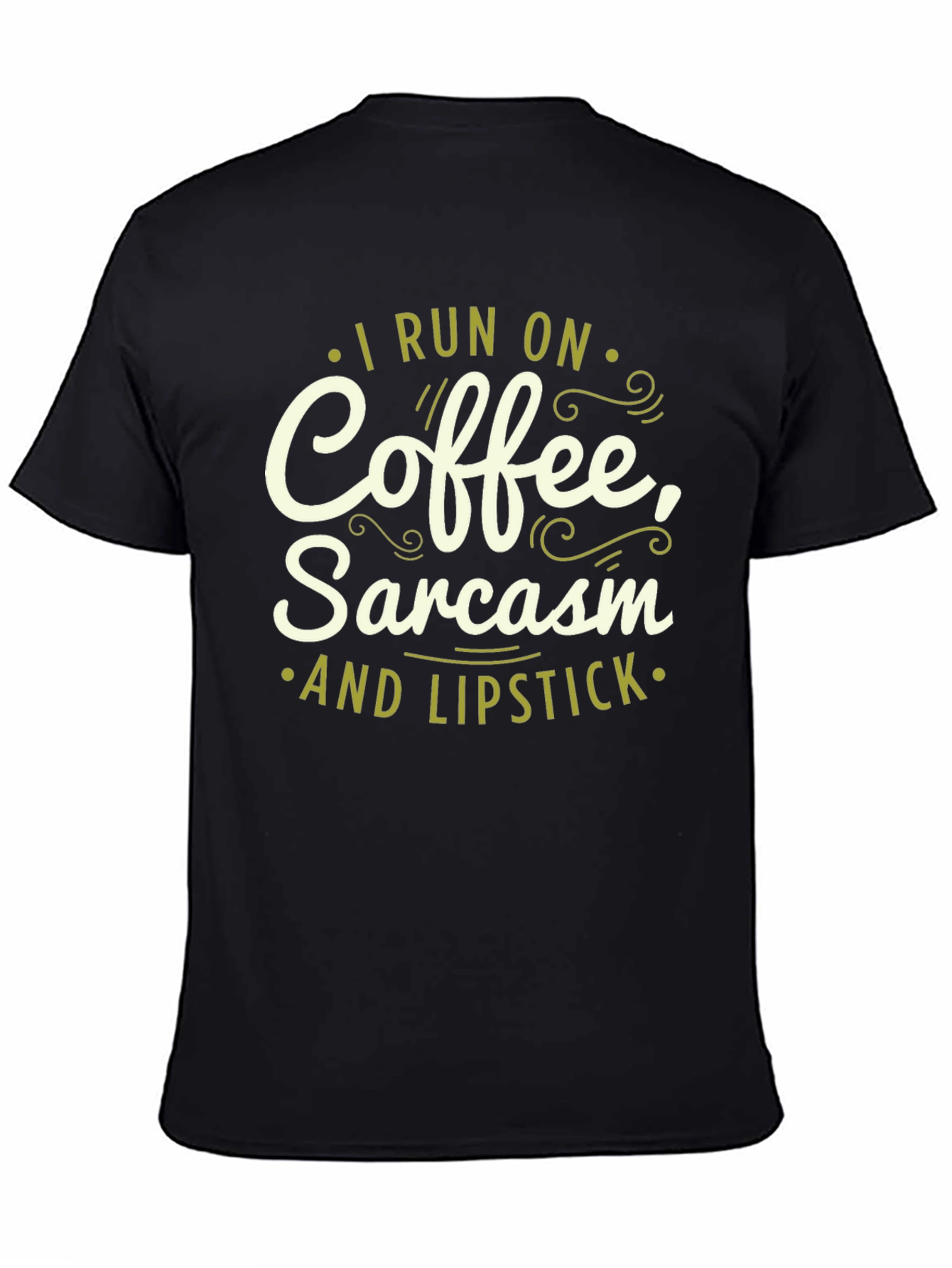 Coffee Sarcasm Lipstick T-Shirt