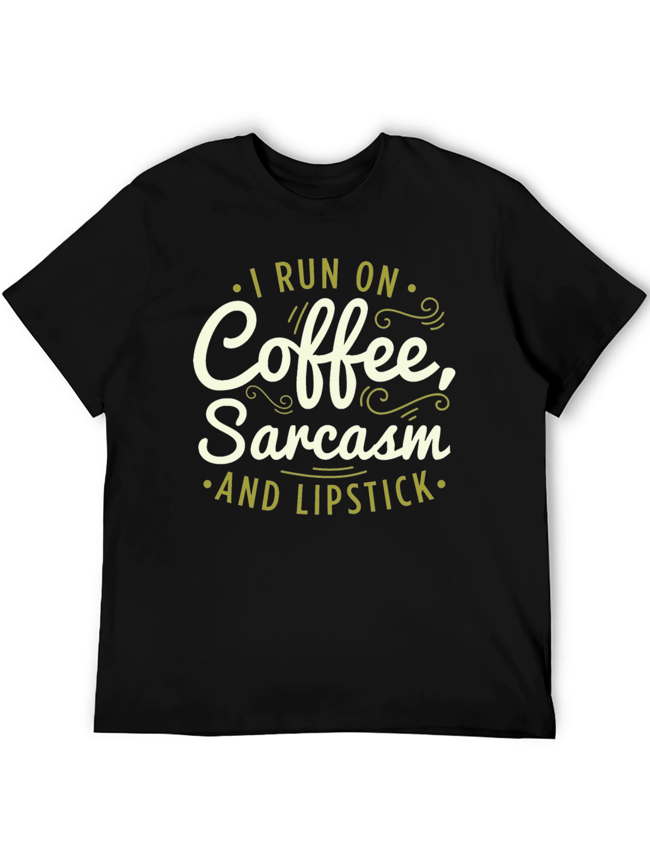 Coffee Sarcasm Lipstick T-Shirt