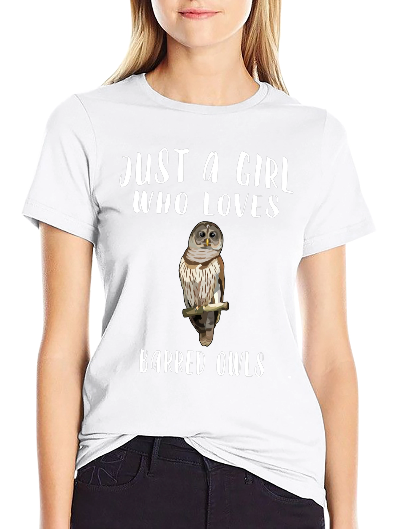 Just A Girl Who Loves Barred Owls T-Shirt