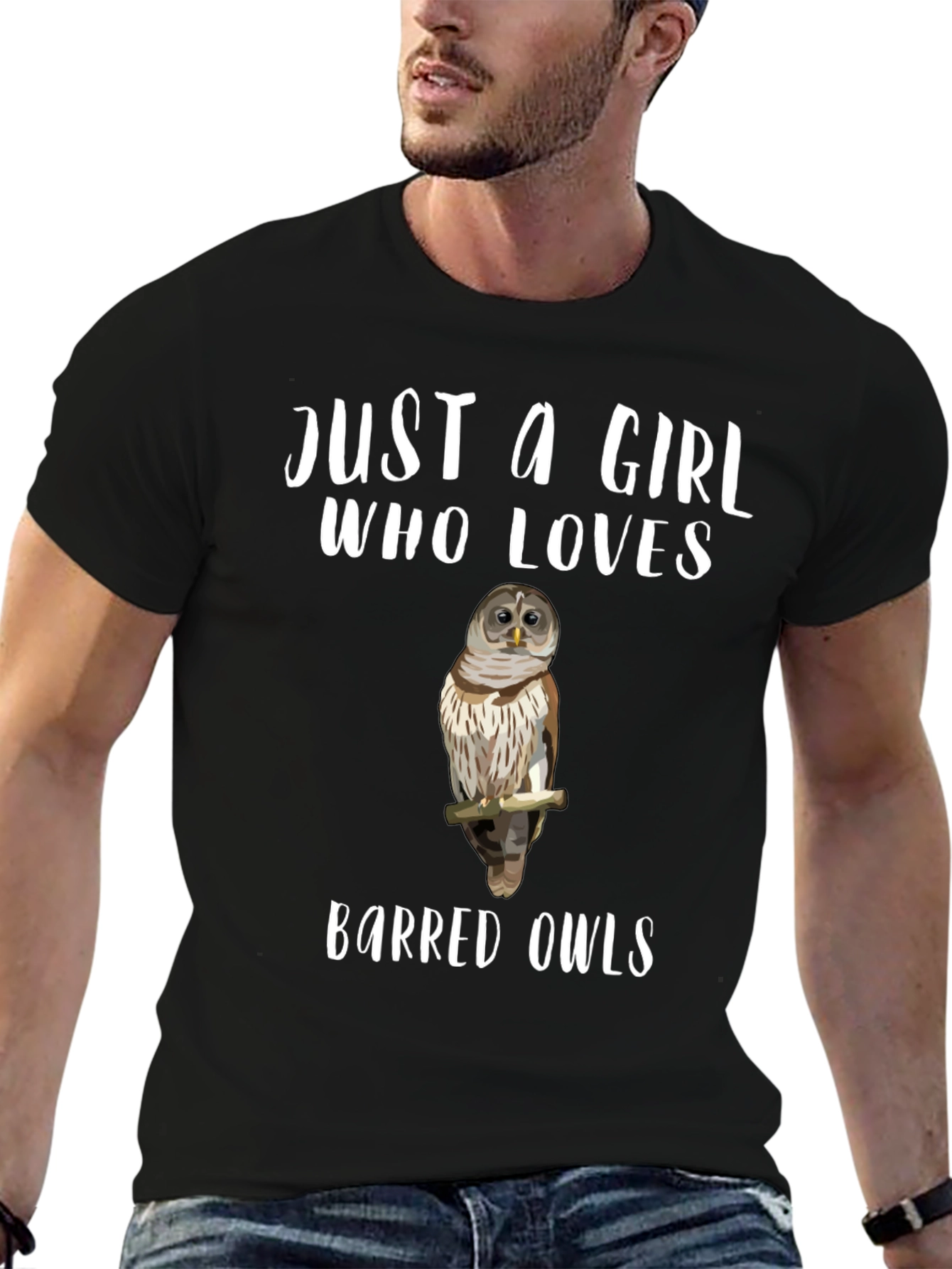 Just A Girl Who Loves Barred Owls T-Shirt