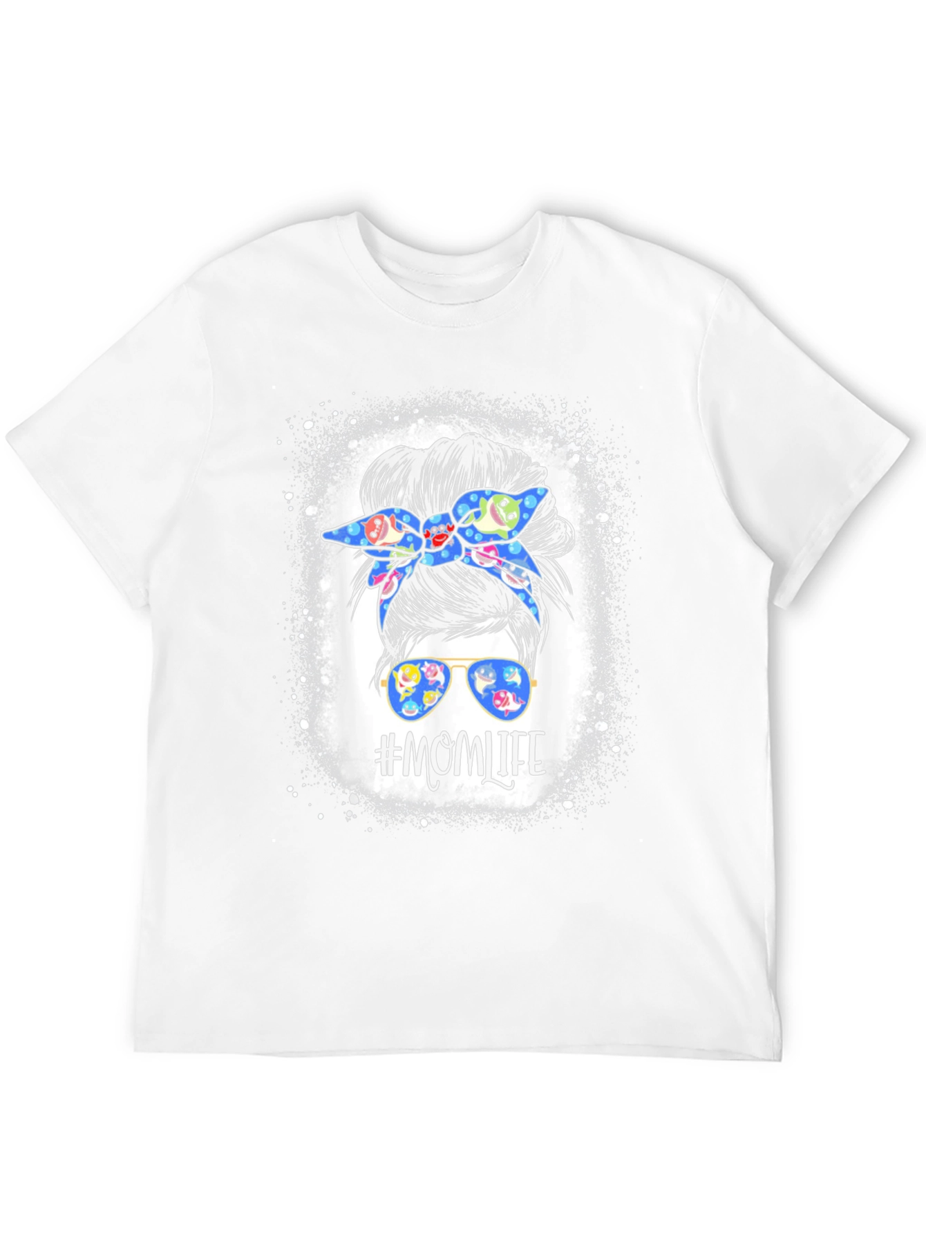 Mom Life Messy Bun T-Shirt