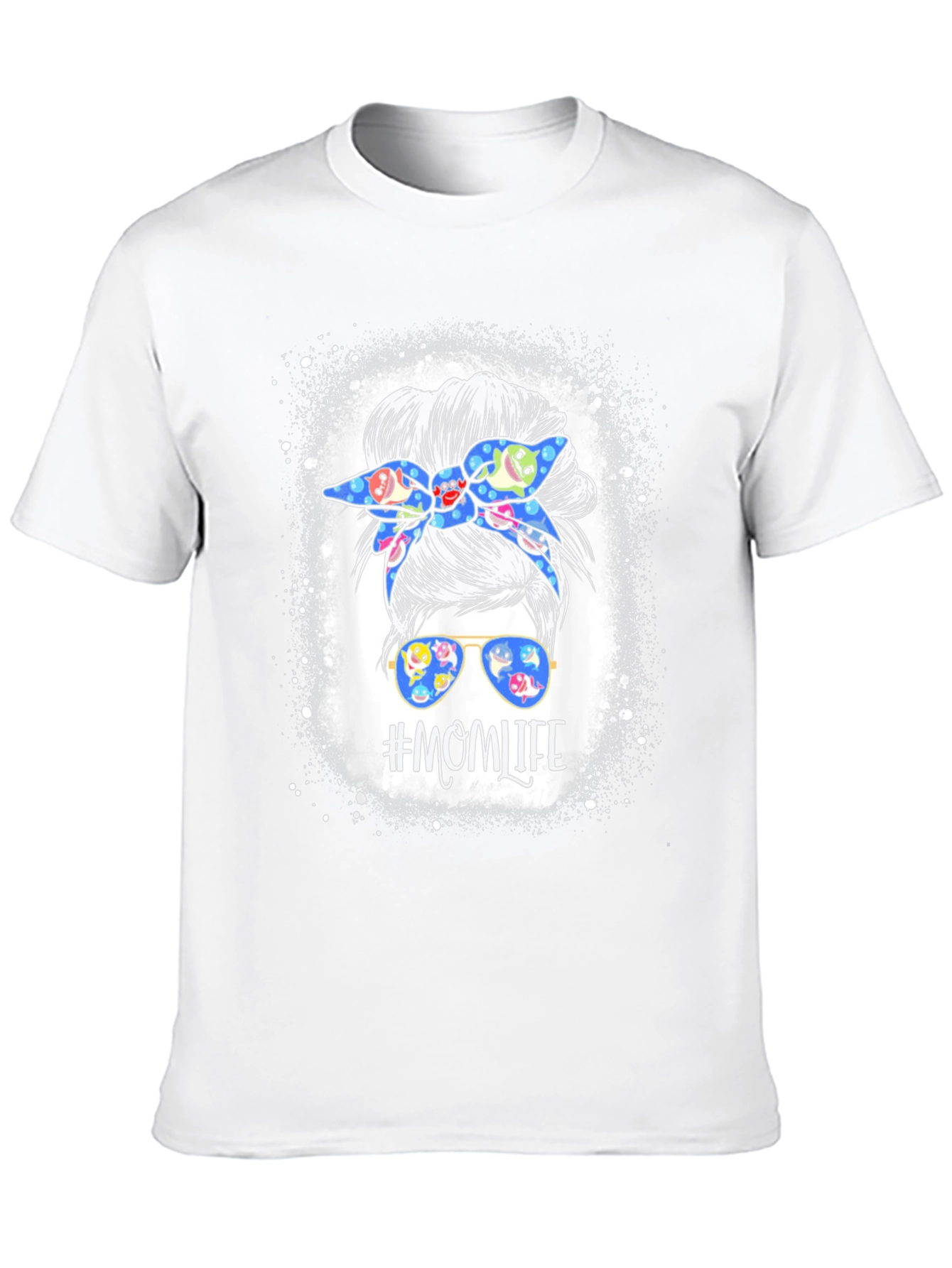 Mom Life Messy Bun T-Shirt