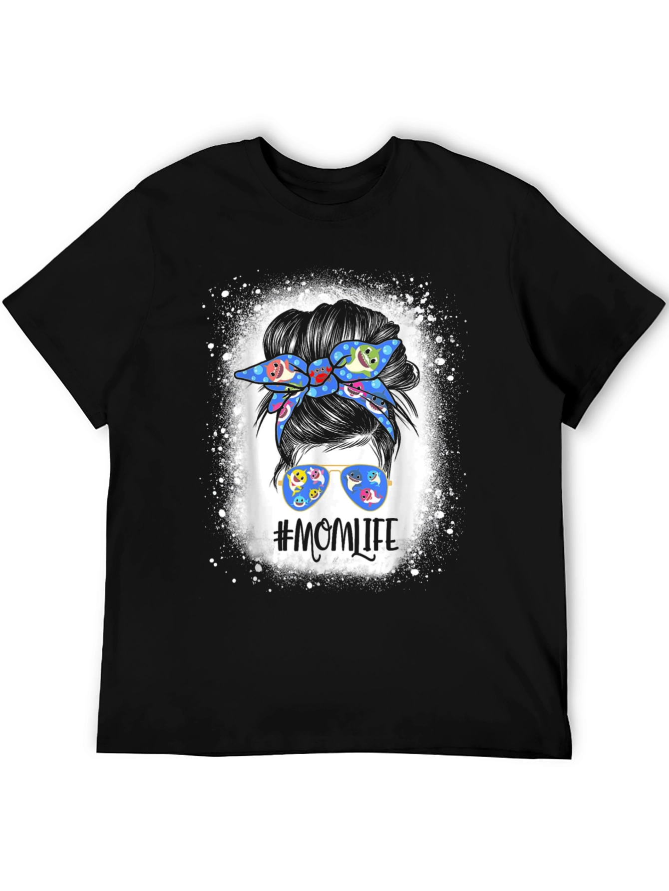 Mom Life Messy Bun T-Shirt
