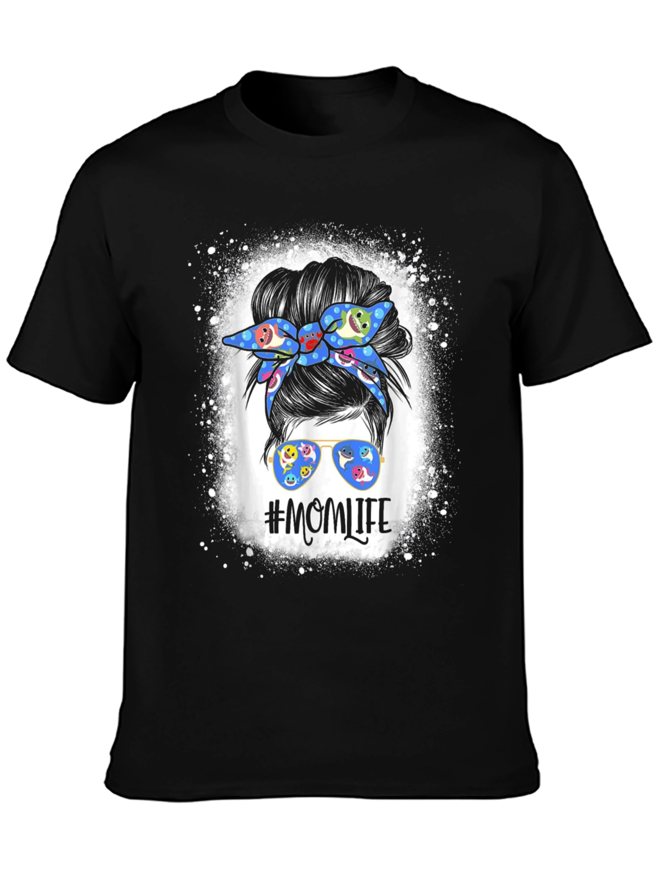 Mom Life Messy Bun T-Shirt