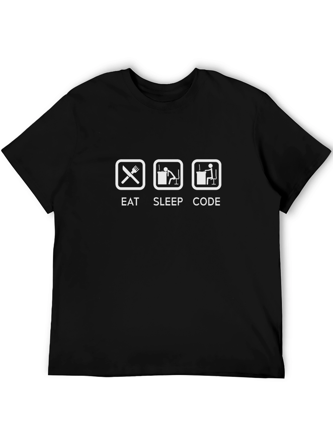 Eat Sleep Code T-Shirt - Programmer Humor Tee