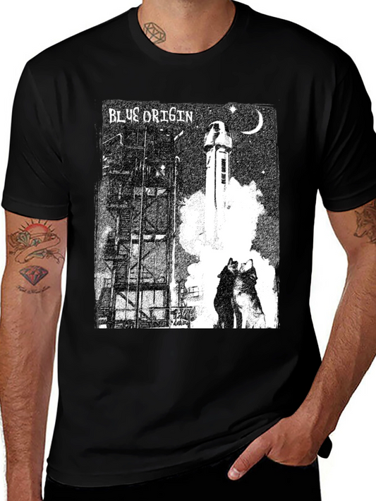 Blue Origin Wolves T-Shirt - Space Exploration Tee
