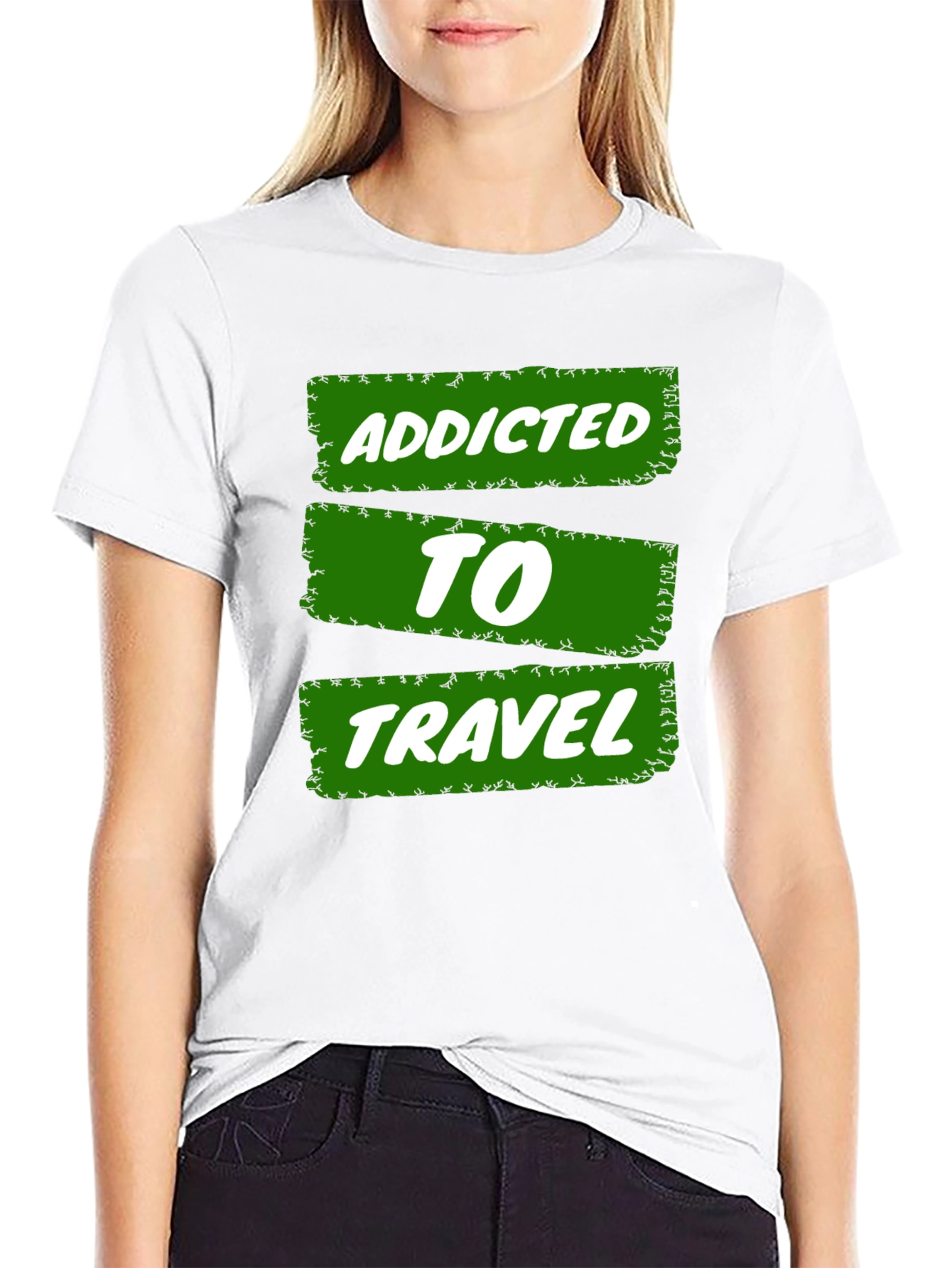 Addicted to Travel Graphic Tee - Adventure Awaits!