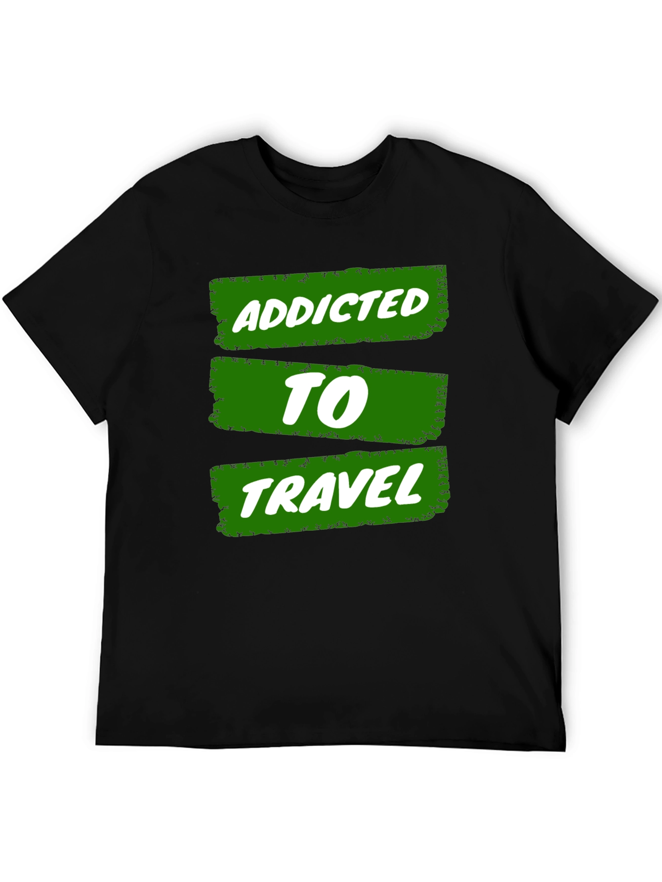 Addicted to Travel Graphic Tee - Adventure Awaits!