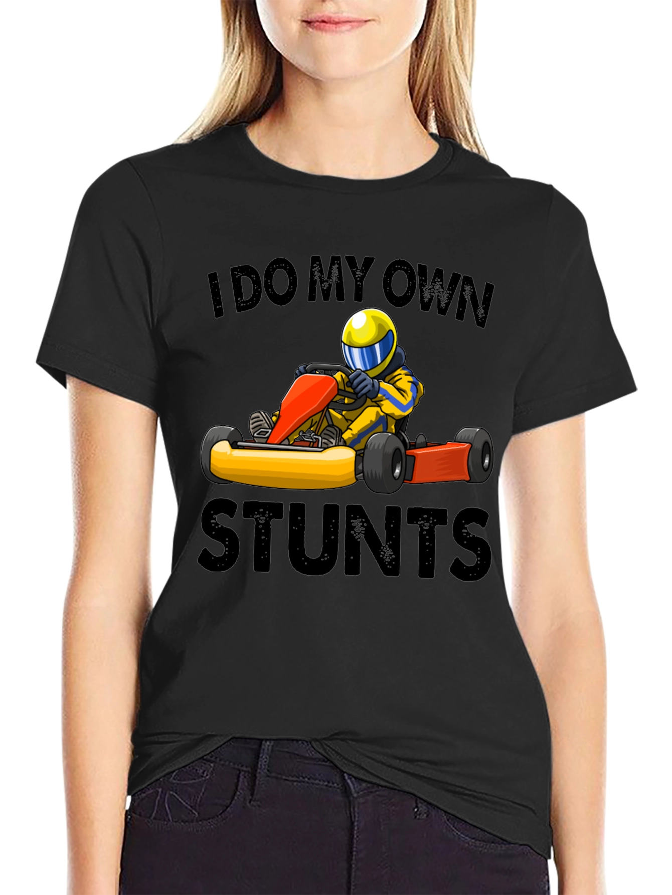 I Do My Own Stunts Go-Karting T-Shirt