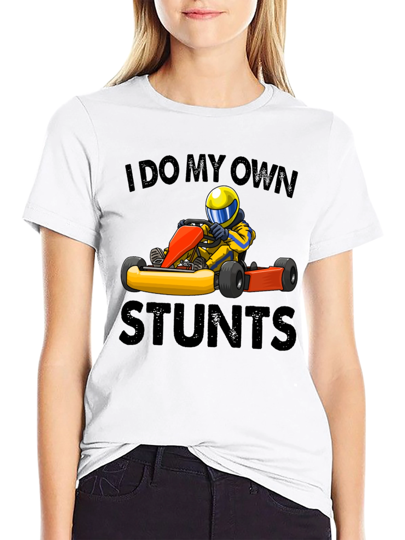 I Do My Own Stunts Go-Karting T-Shirt