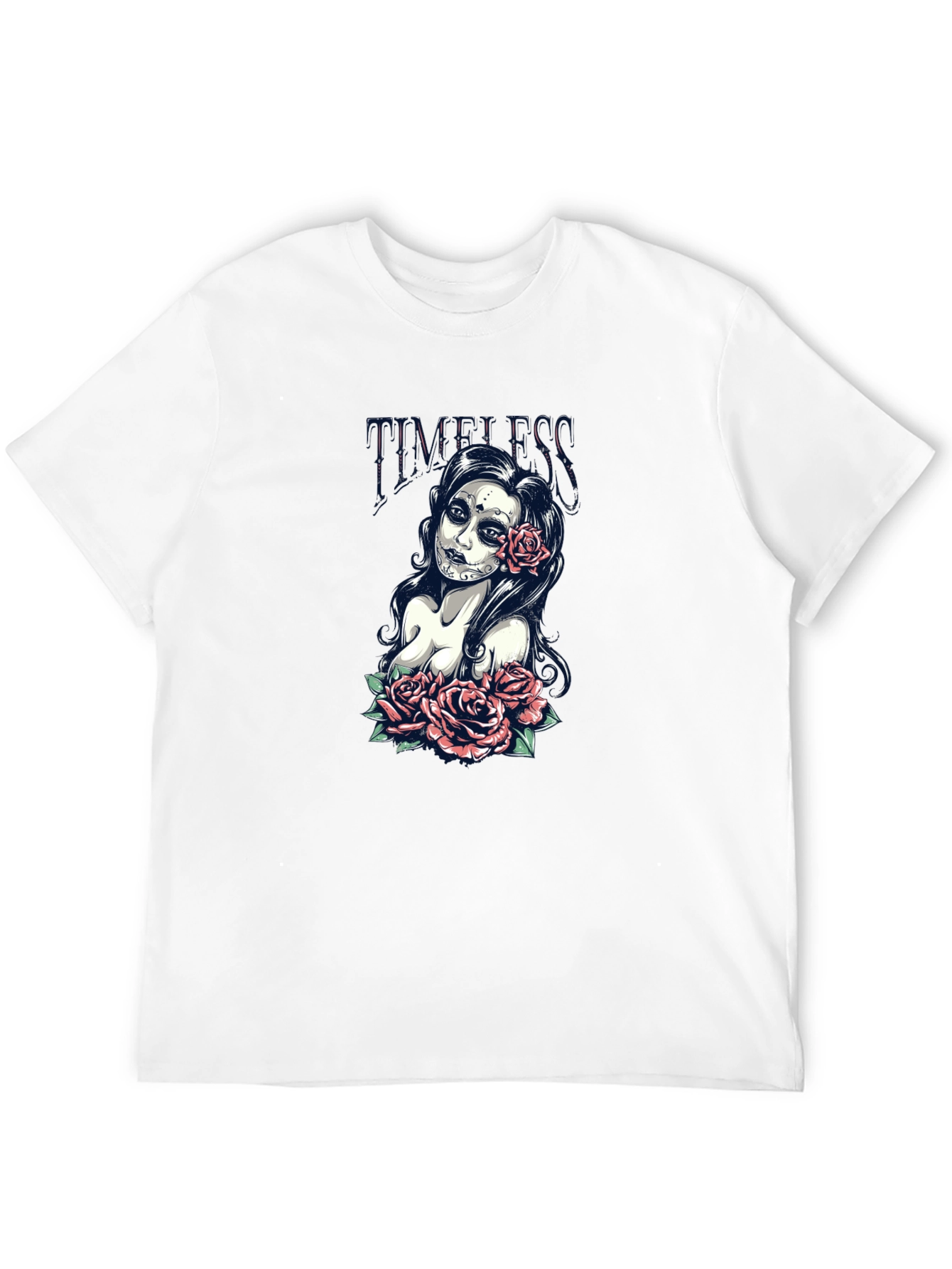 Timeless Sugar Skull Rose T-Shirt