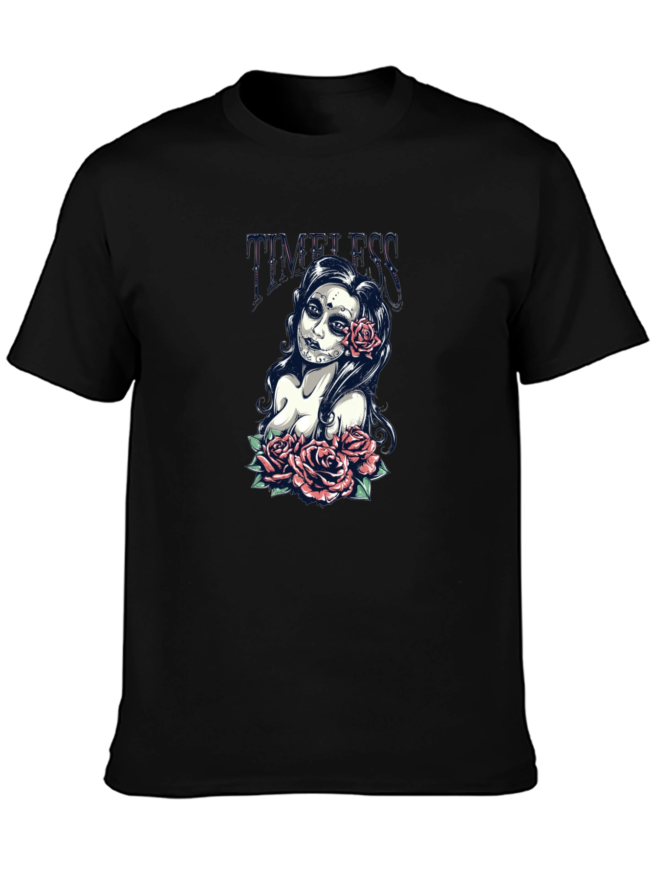 Timeless Sugar Skull Rose T-Shirt