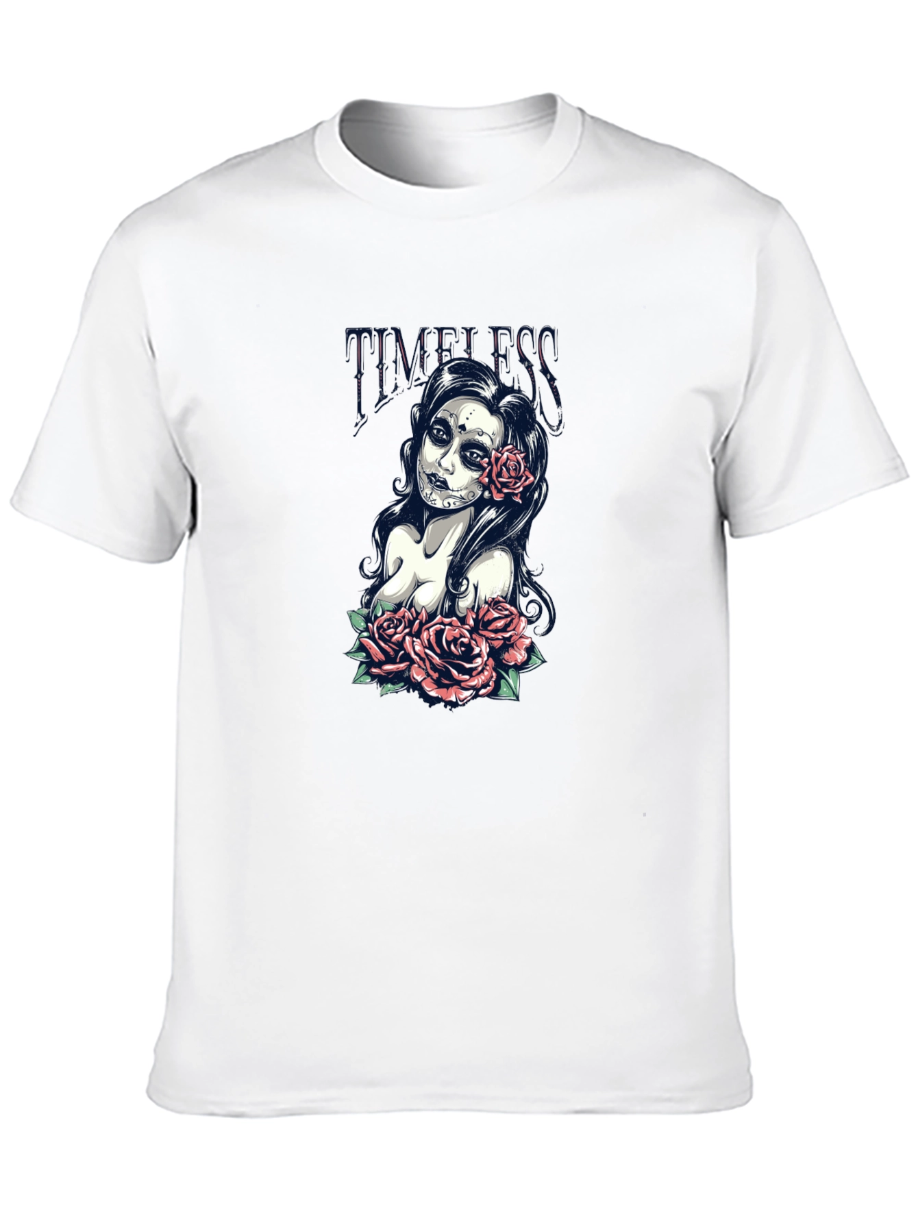 Timeless Sugar Skull Rose T-Shirt