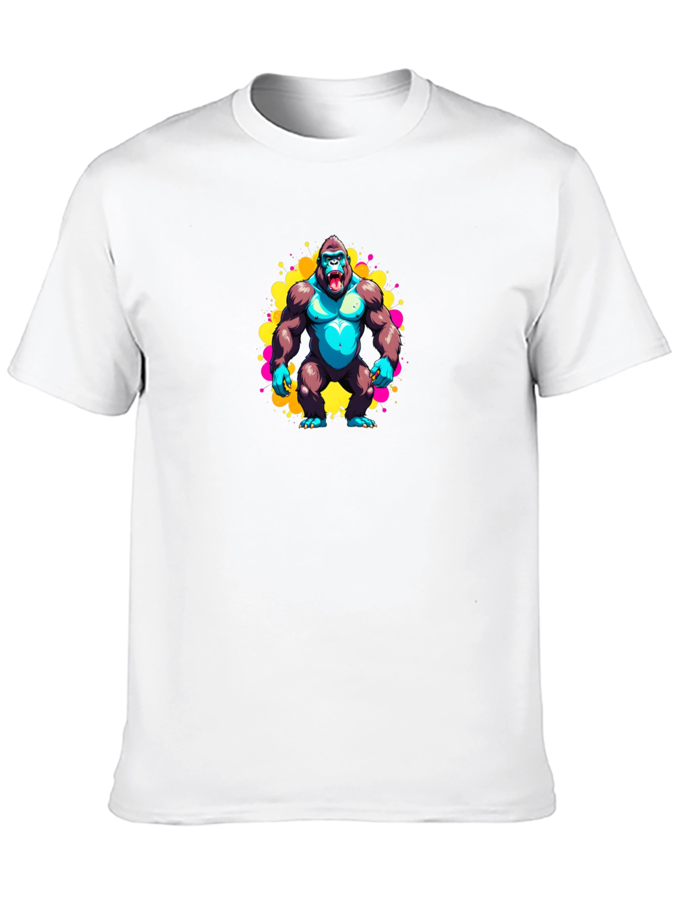Vibrant Gorilla Graphic Tee - Bold & Fun!