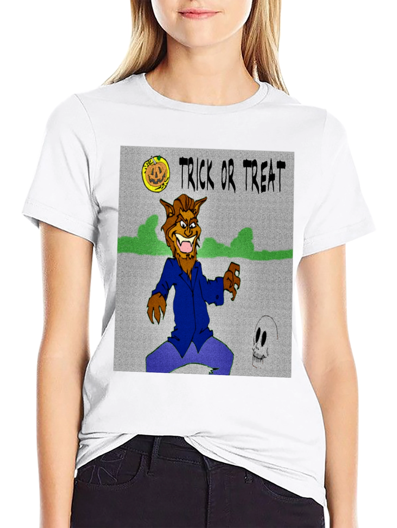 Halloween Trick or Treat Werewolf T-Shirt