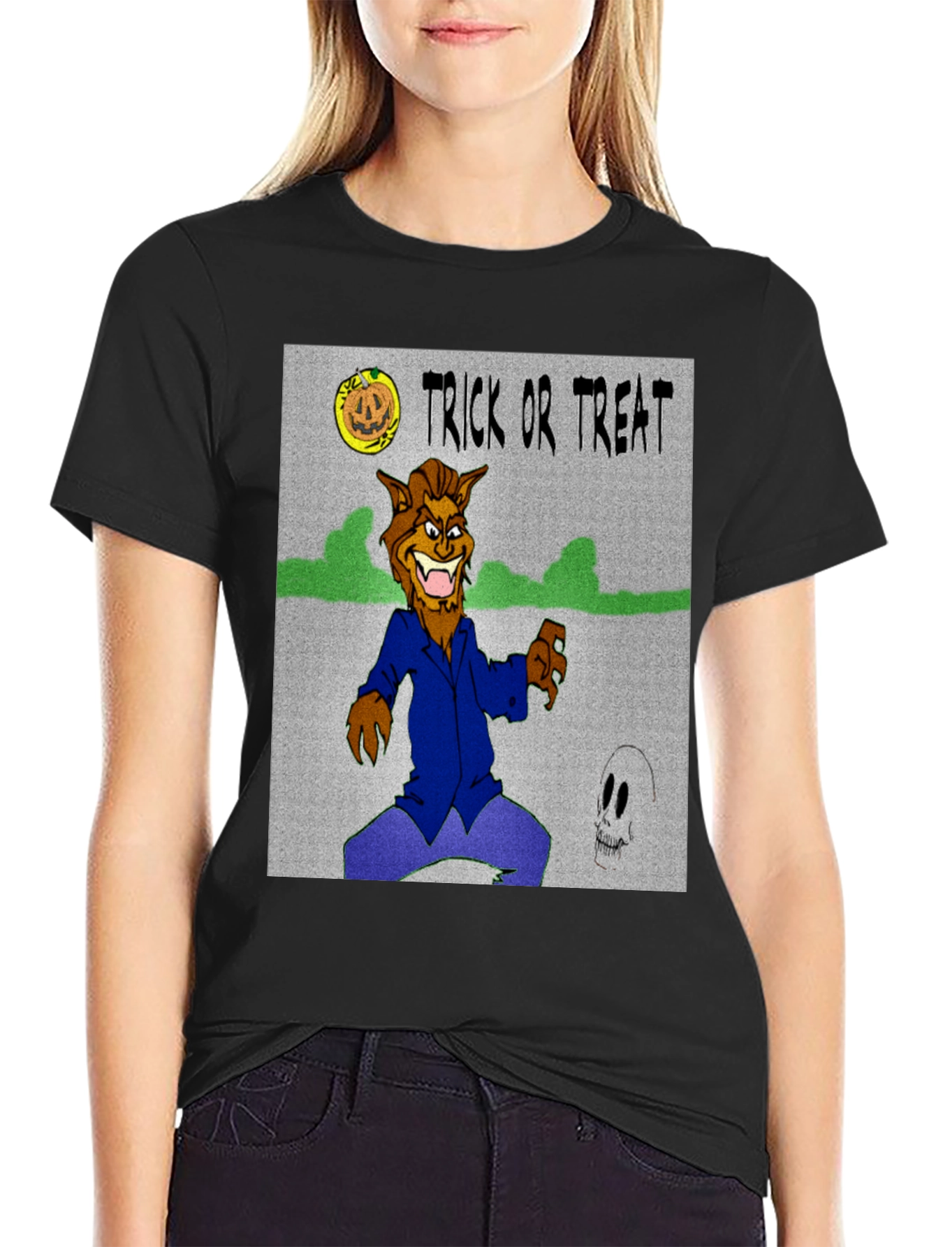 Halloween Trick or Treat Werewolf T-Shirt